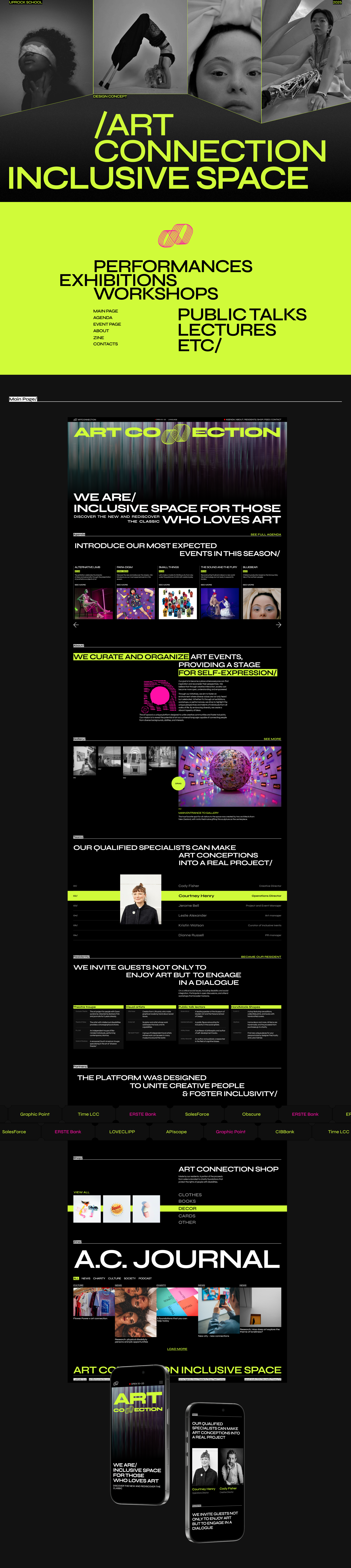 Art Connection inclusive space|Corporate website — Изображение №1 — Интерфейсы на Dprofile