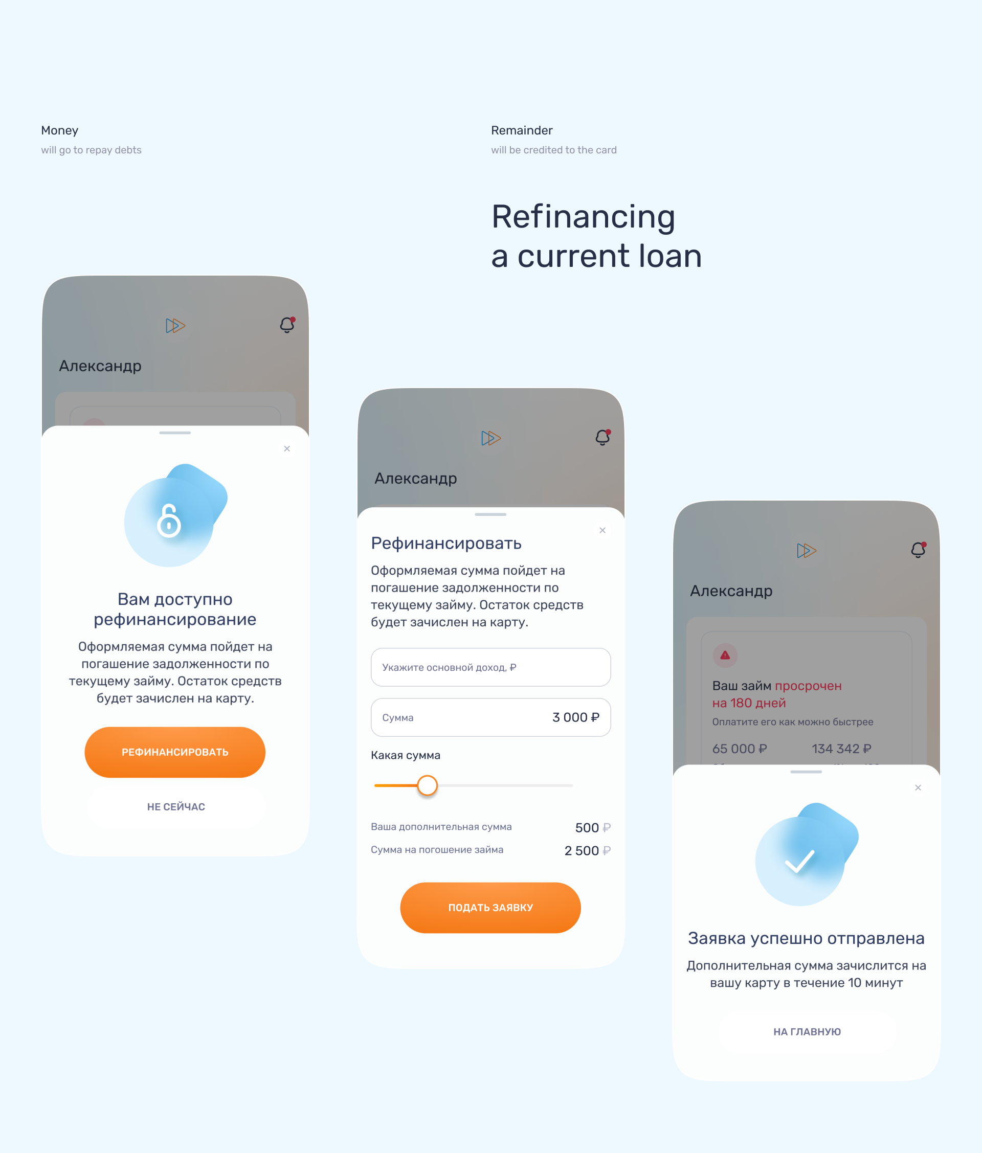 Bistrodengi app v2.0 — Изображение №8 — Интерфейсы на Dprofile