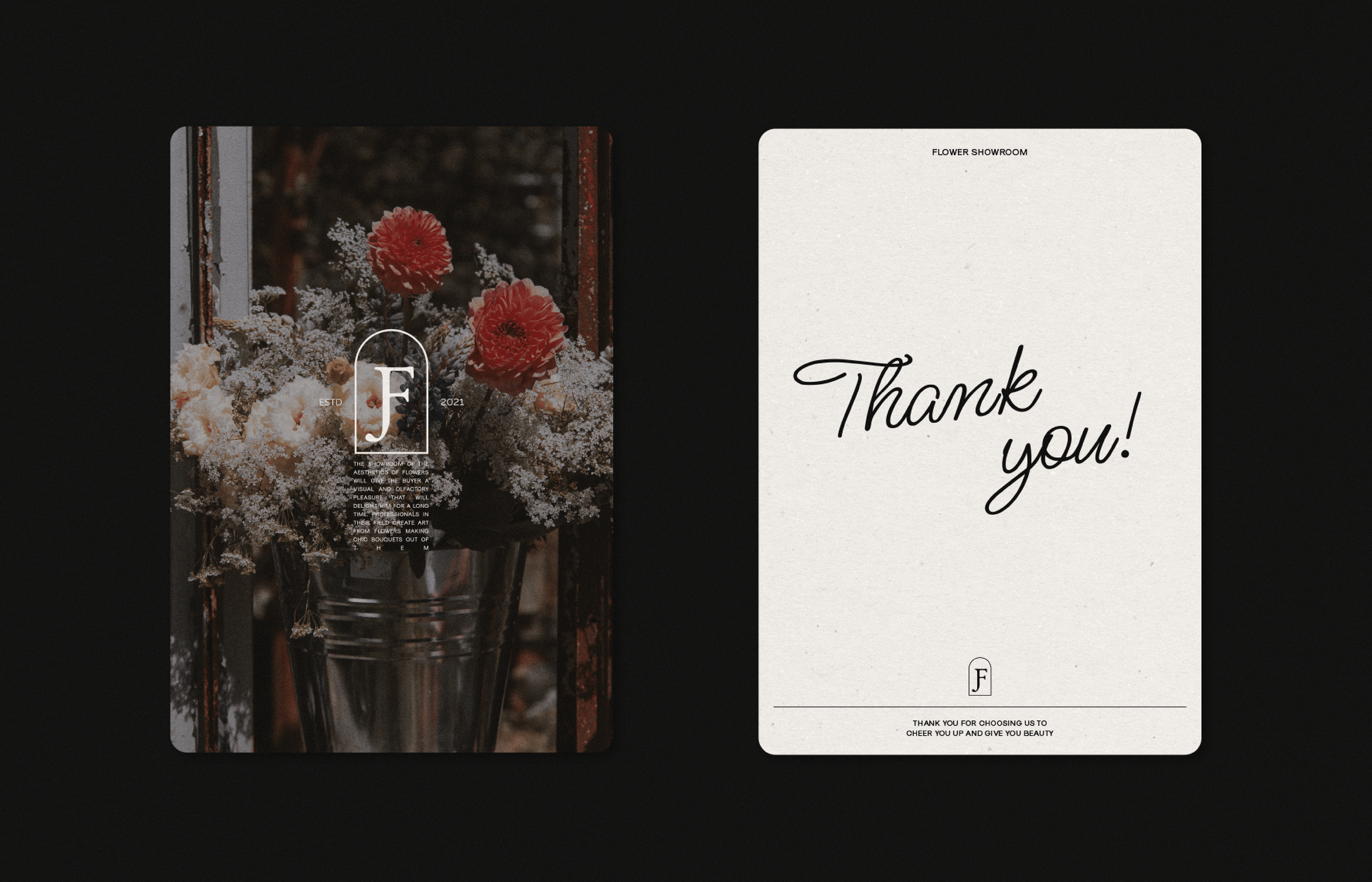 Fleur | flower showroom — Изображение №4 — Брендинг на Dprofile