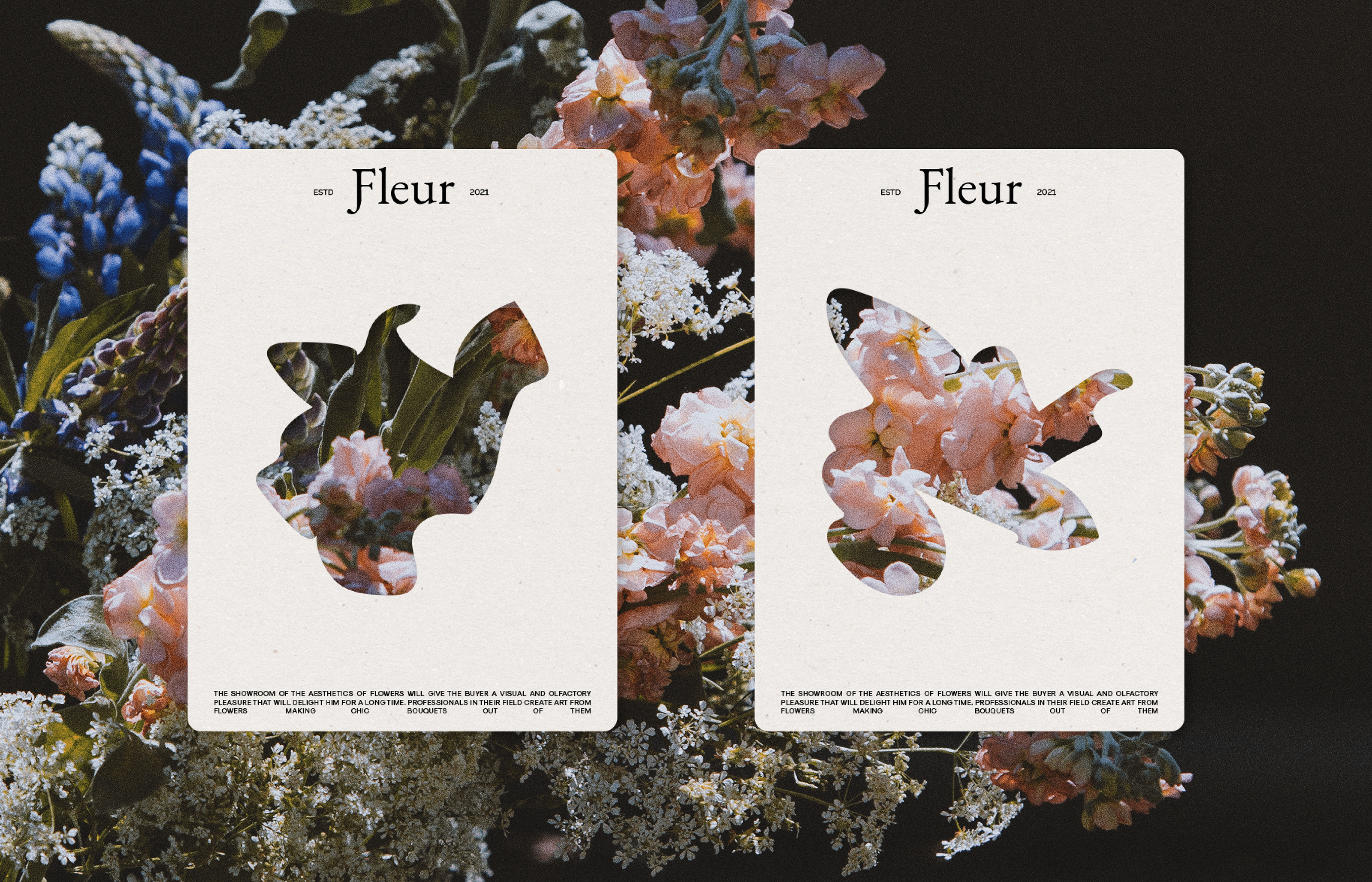 Fleur | flower showroom — Изображение №7 — Брендинг на Dprofile