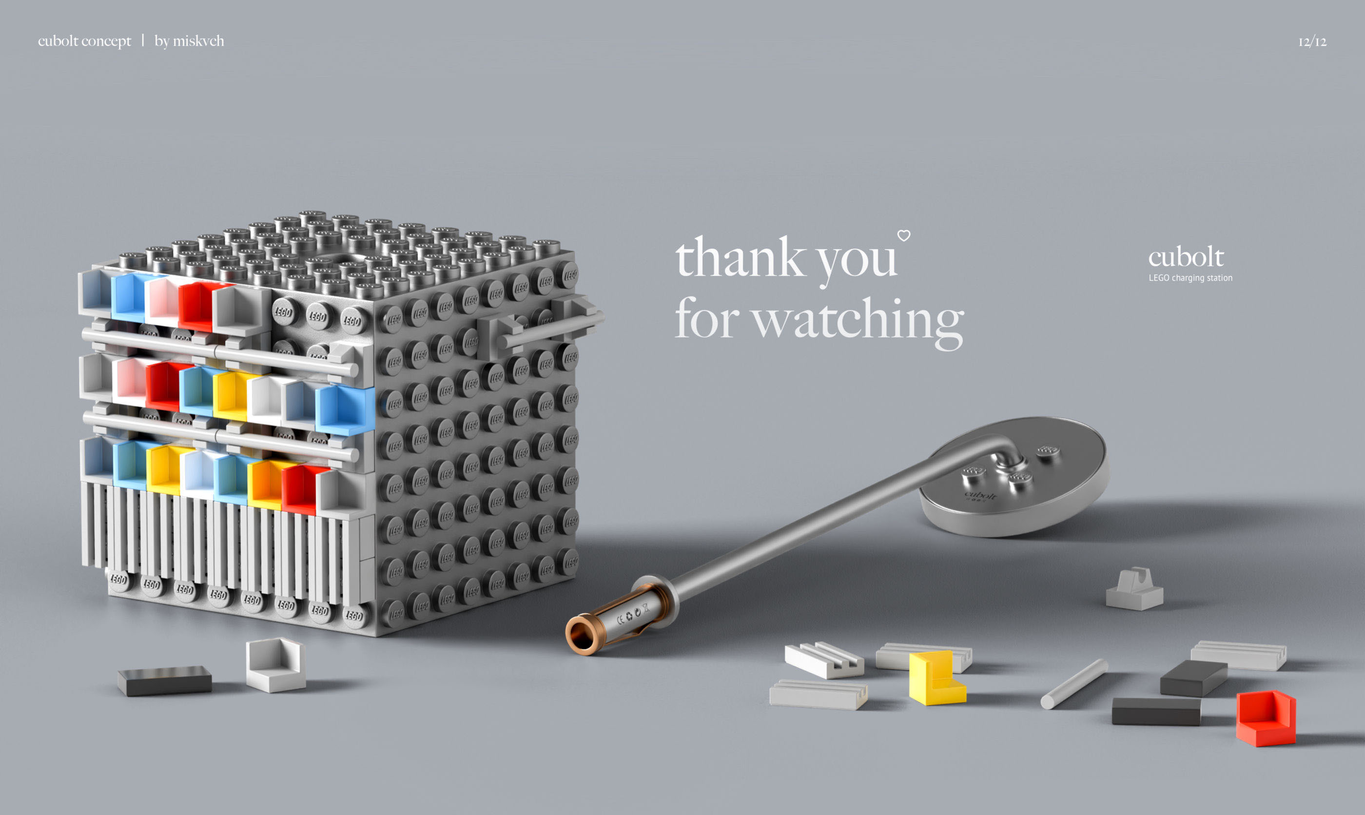 Cubolt — Lego charging station — Изображение №10 — 3D, Анимация на Dprofile