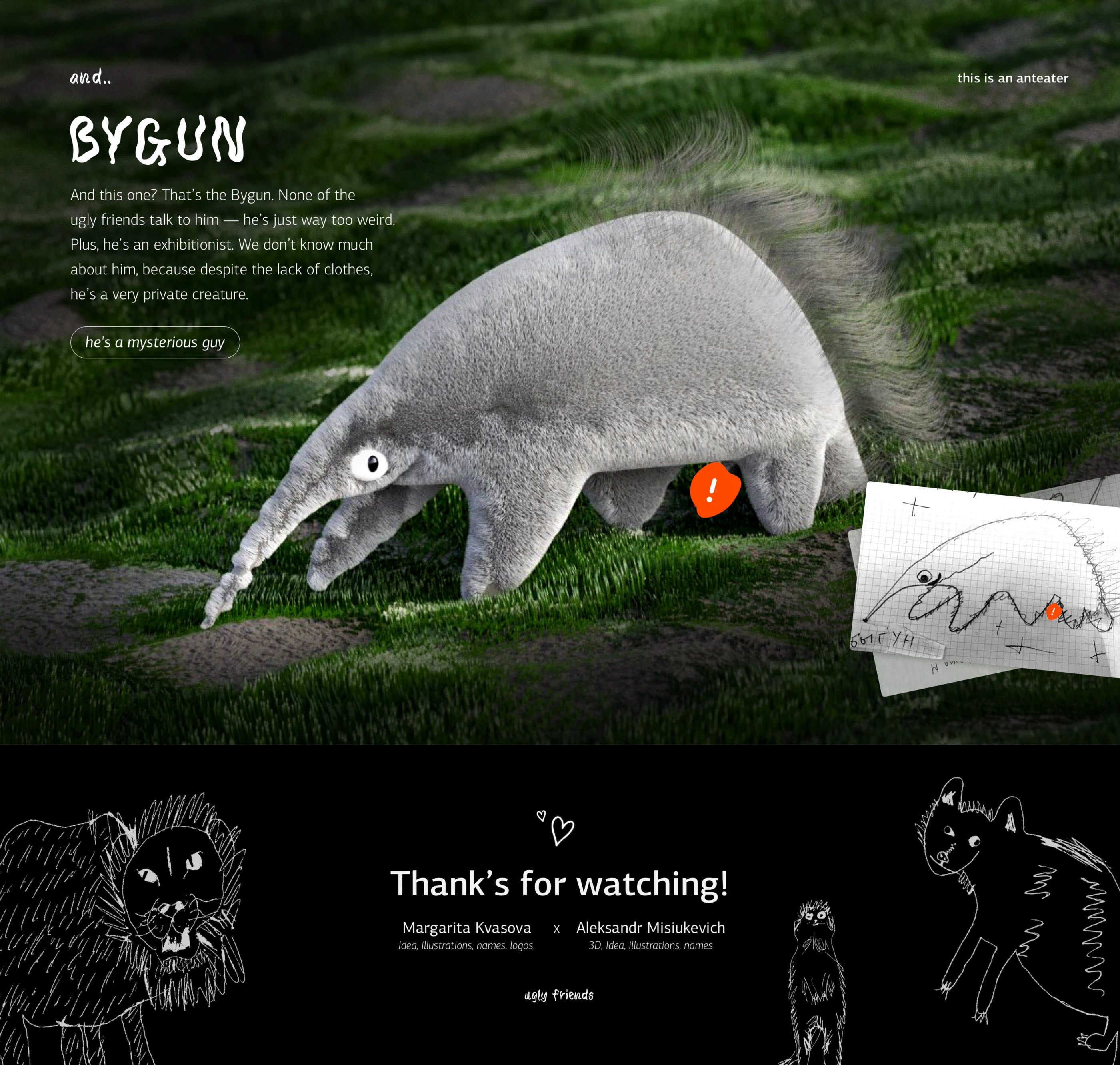 Ugly Friends — 3D Project (Characters) — Изображение №7 — Иллюстрация, 3D на Dprofile