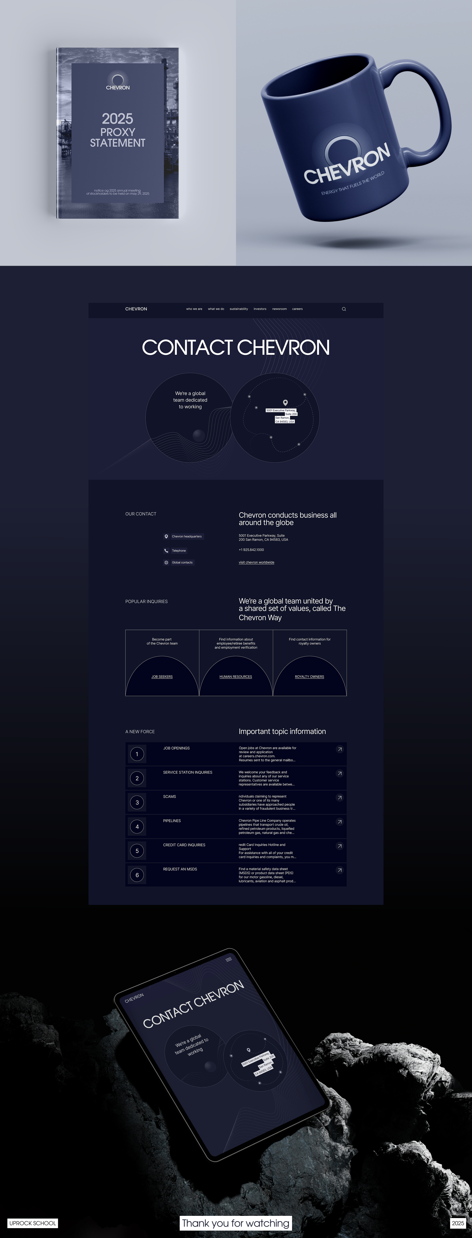 CHEVRON | Corporate website — Изображение №5 — Интерфейсы, Брендинг на Dprofile