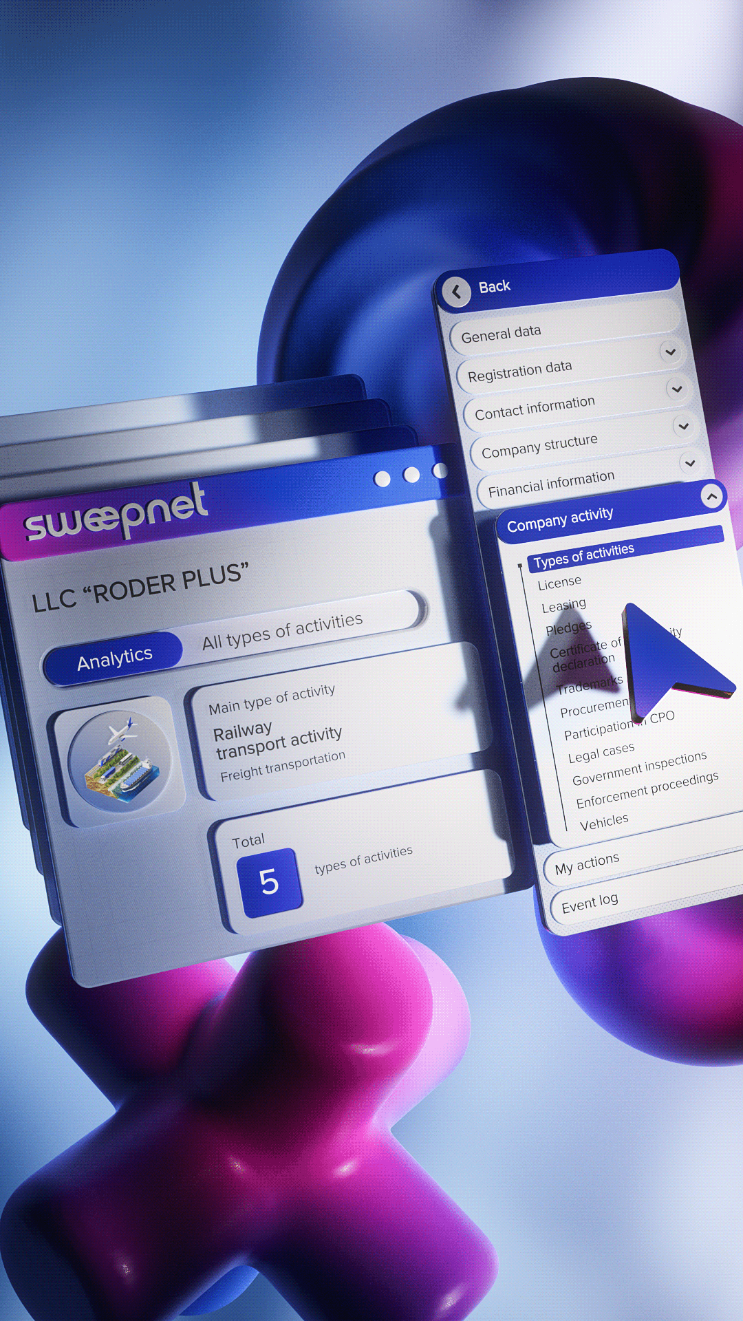 Sweepnet. Interfaces — Изображение №23 — 3D, Анимация на Dprofile