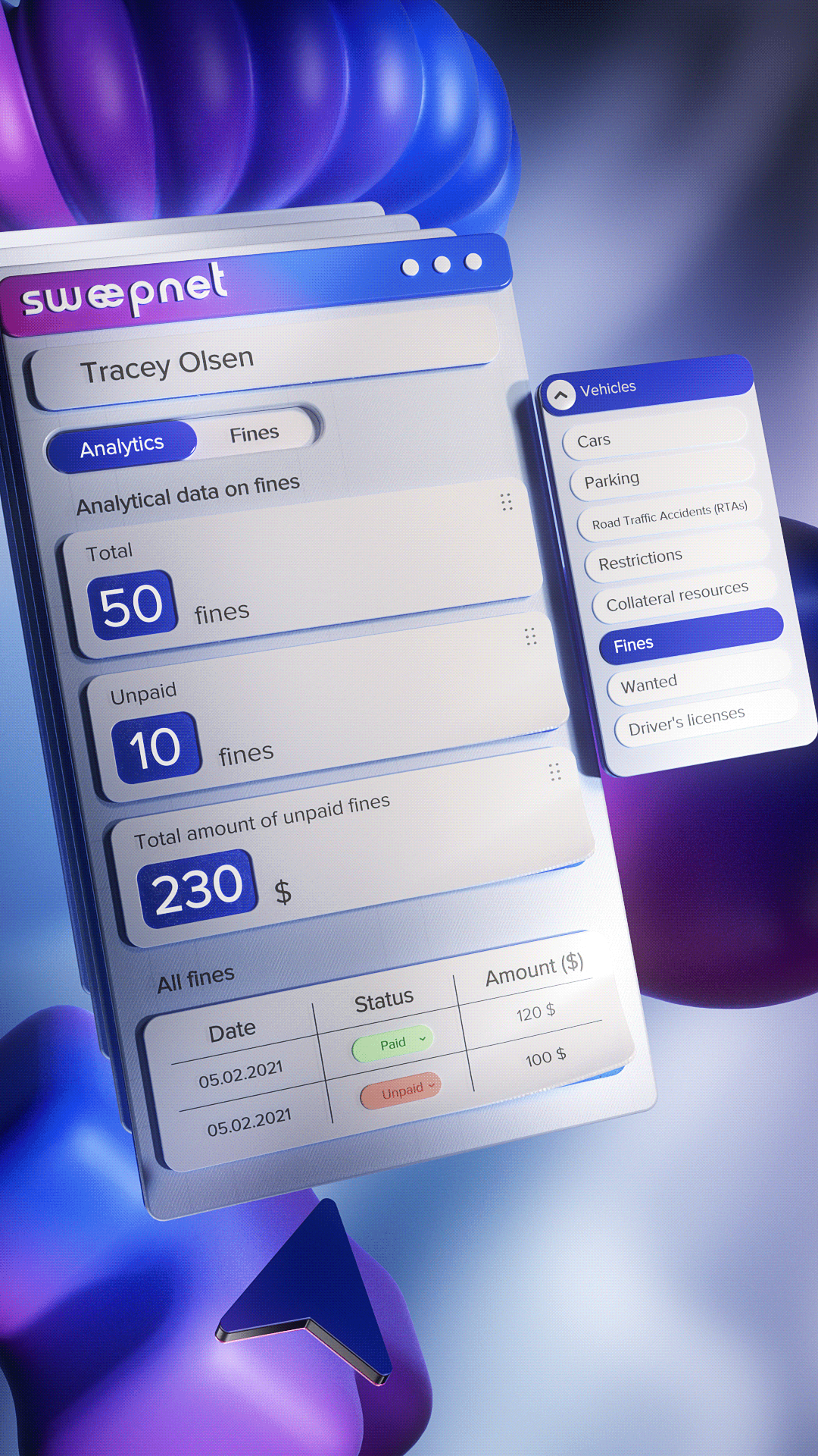 Sweepnet. Interfaces — Изображение №21 — 3D, Анимация на Dprofile