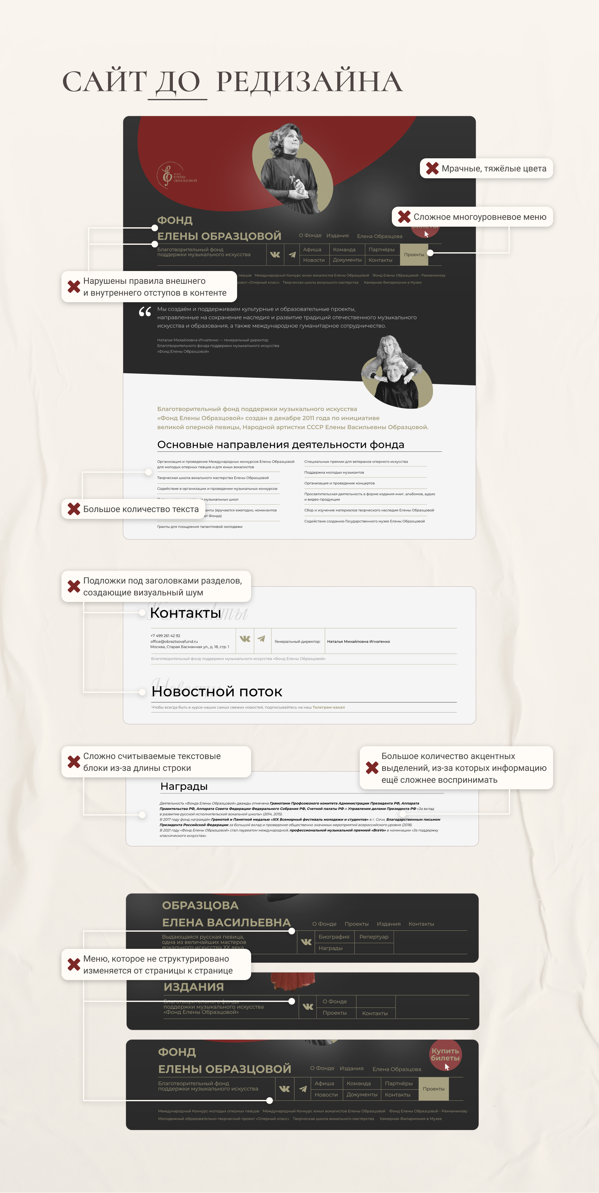 Редизайн сайта | Фонд поддержки музыкального искусства — Изображение №2 — Интерфейсы, Брендинг на Dprofile