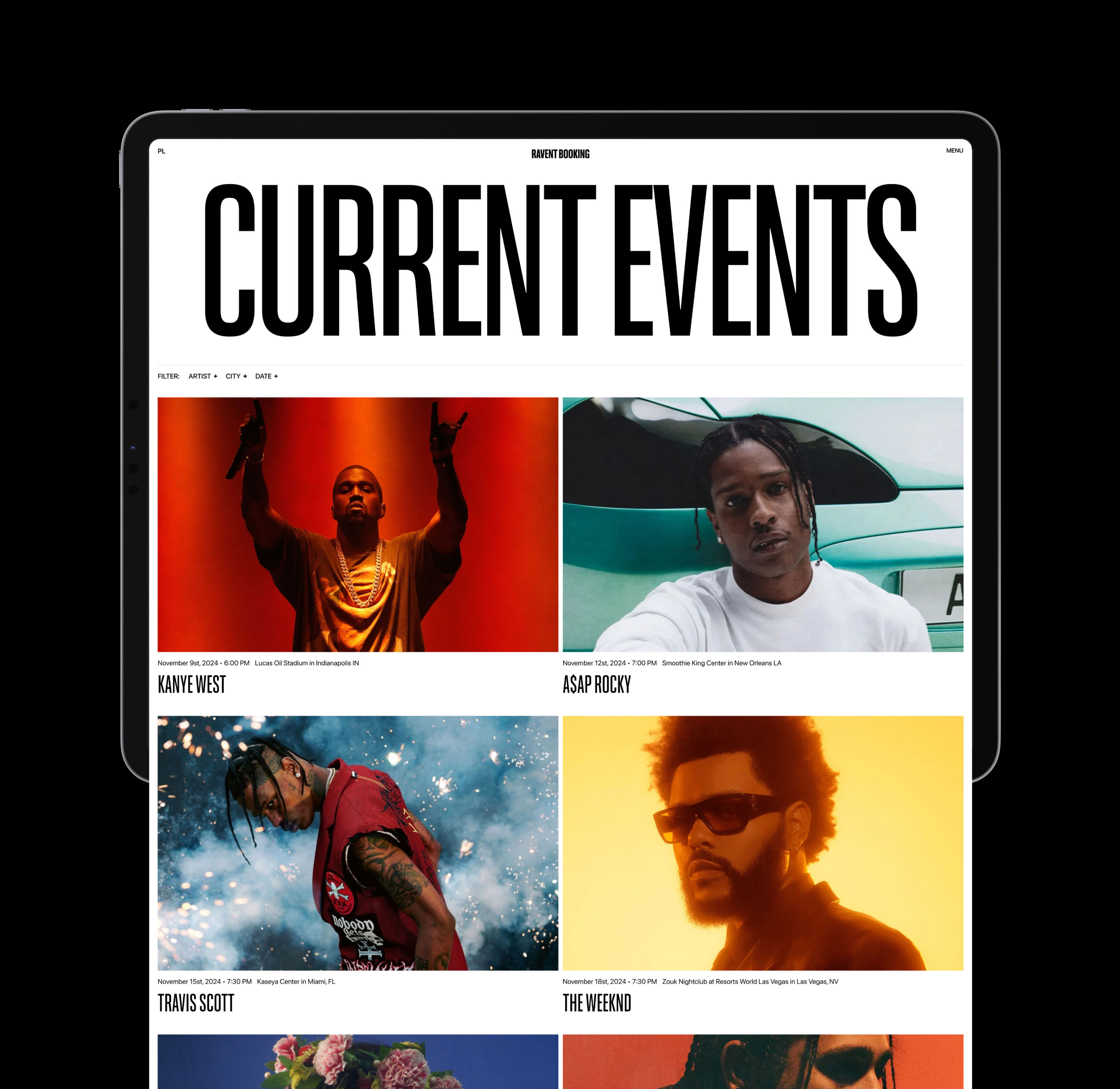 Ravent Booking — Изображение №12 — Интерфейсы на Dprofile