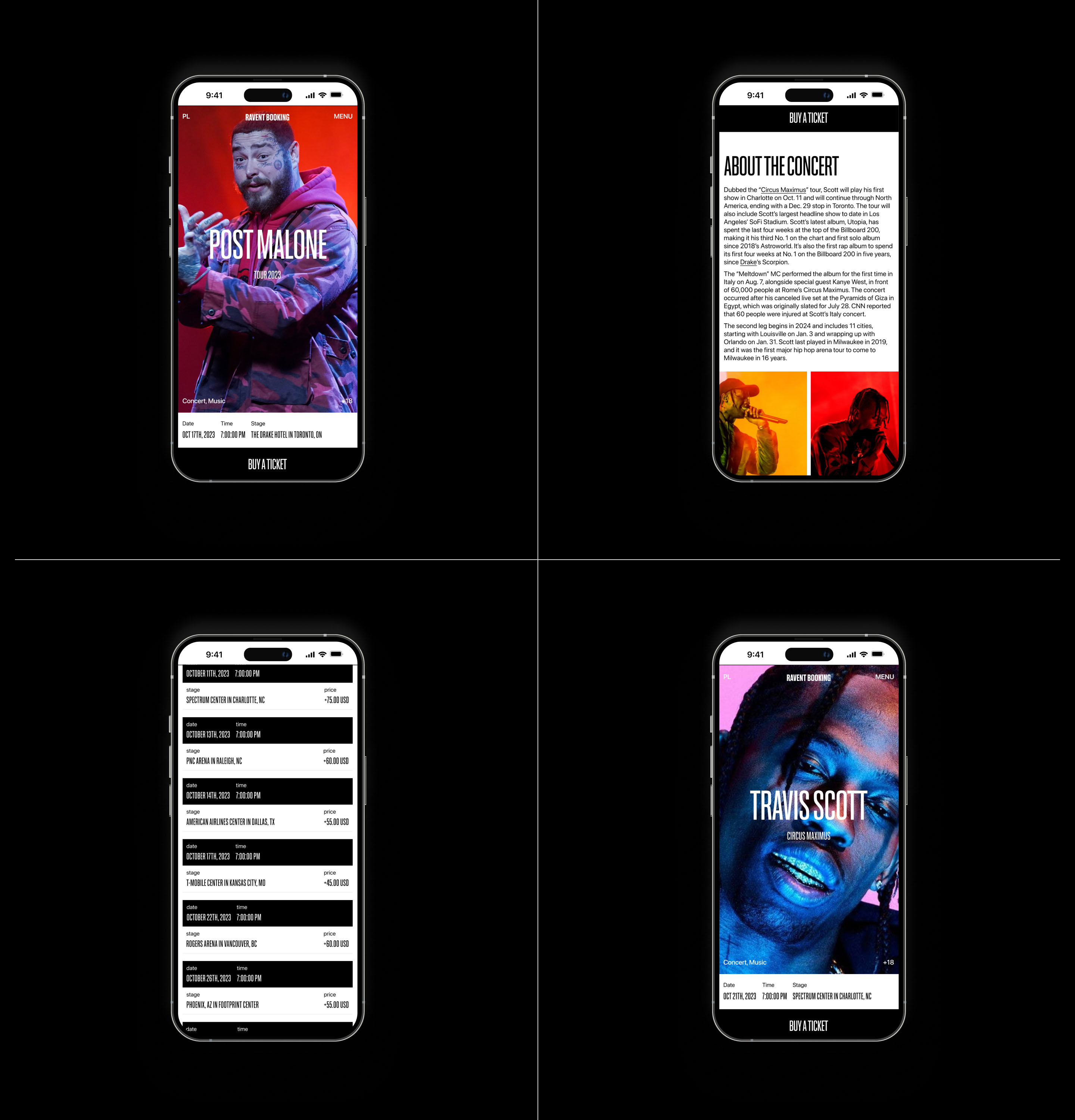 Ravent Booking — Изображение №9 — Интерфейсы на Dprofile