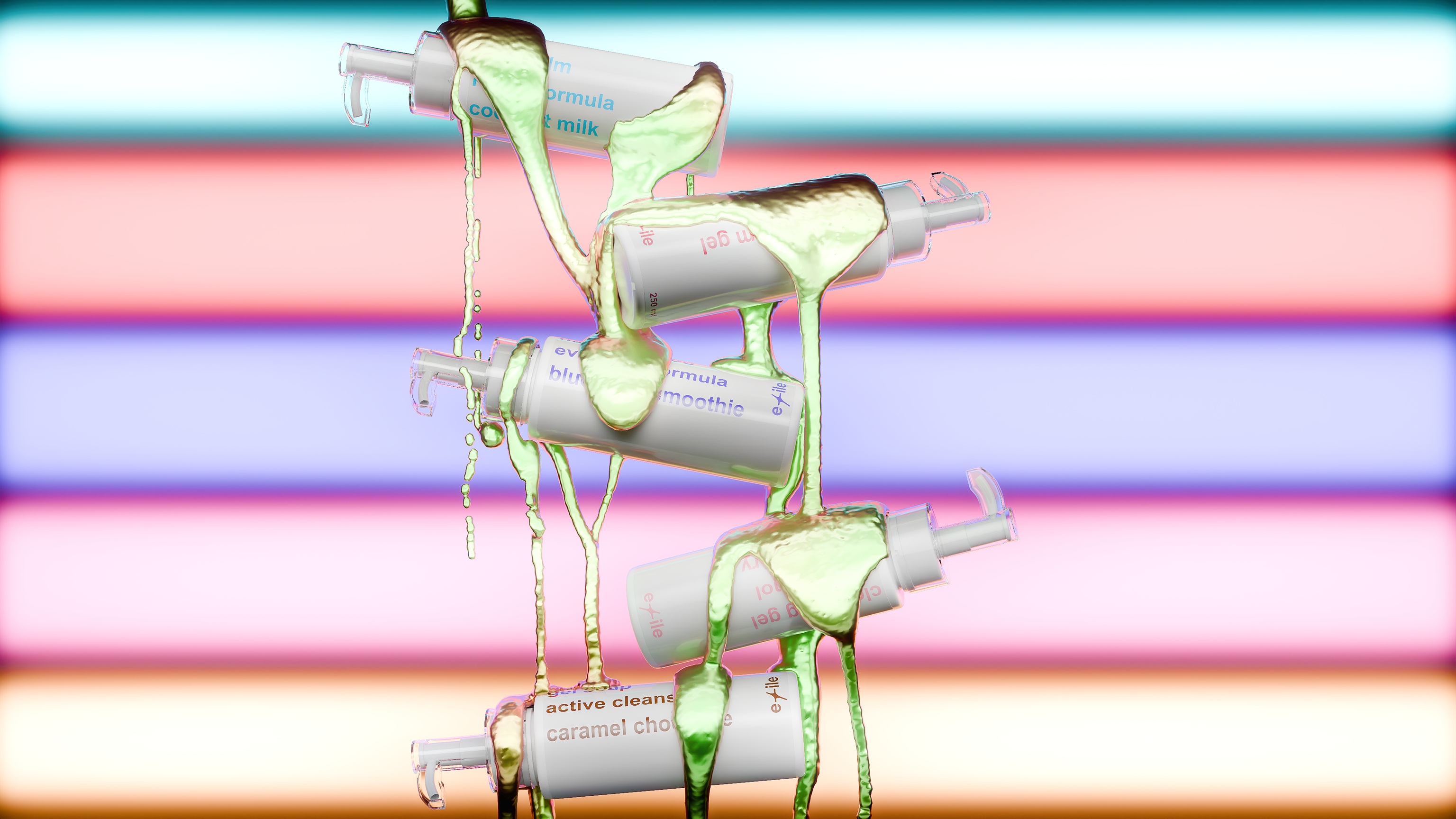 Exile Cosmetics | 3D Motion Design | некоммерческий проект — Изображение №15 — 3D, Анимация на Dprofile