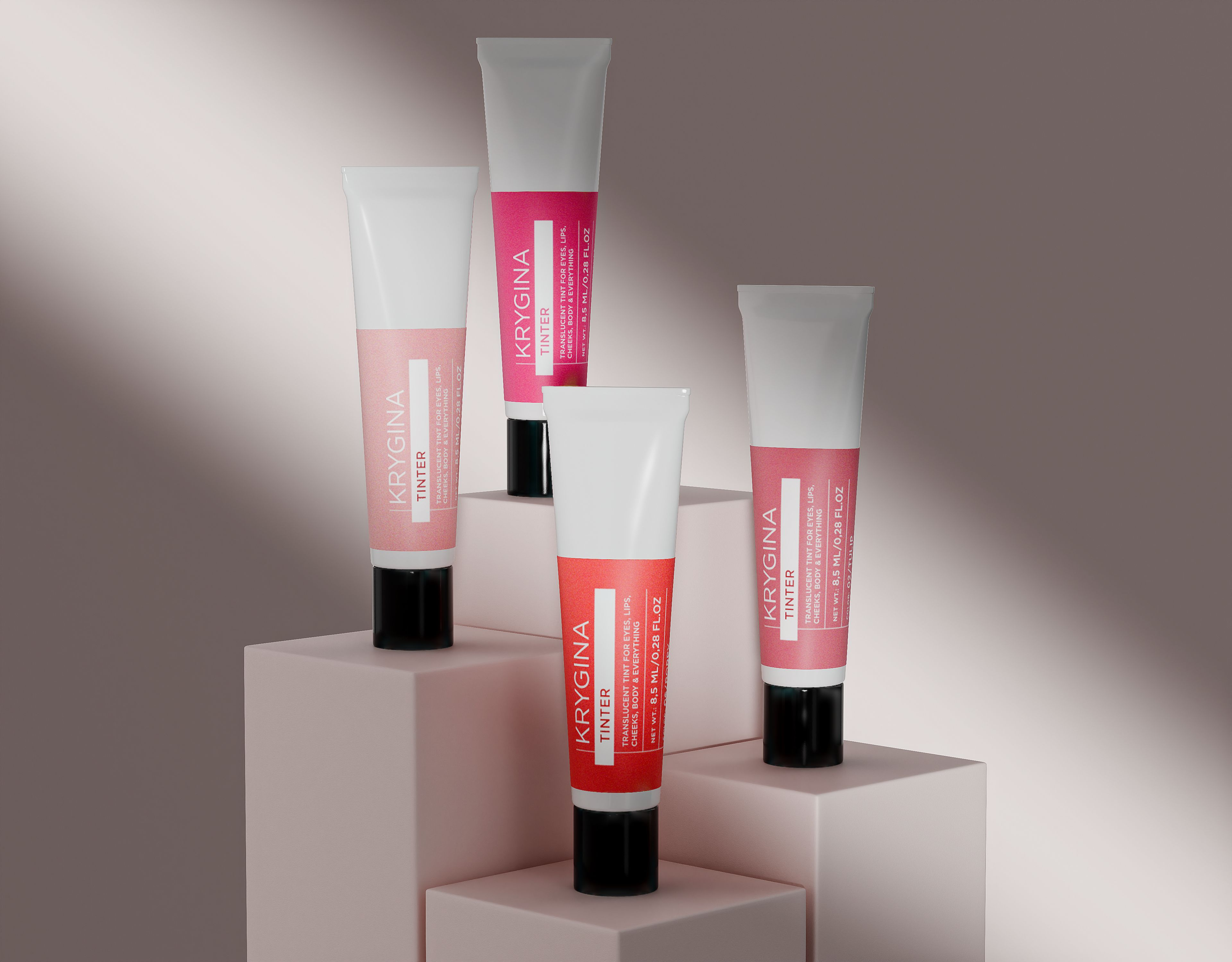 3D motion design для бренда косметики "KRYGINA" — Изображение №1 — 3D, Анимация на Dprofile