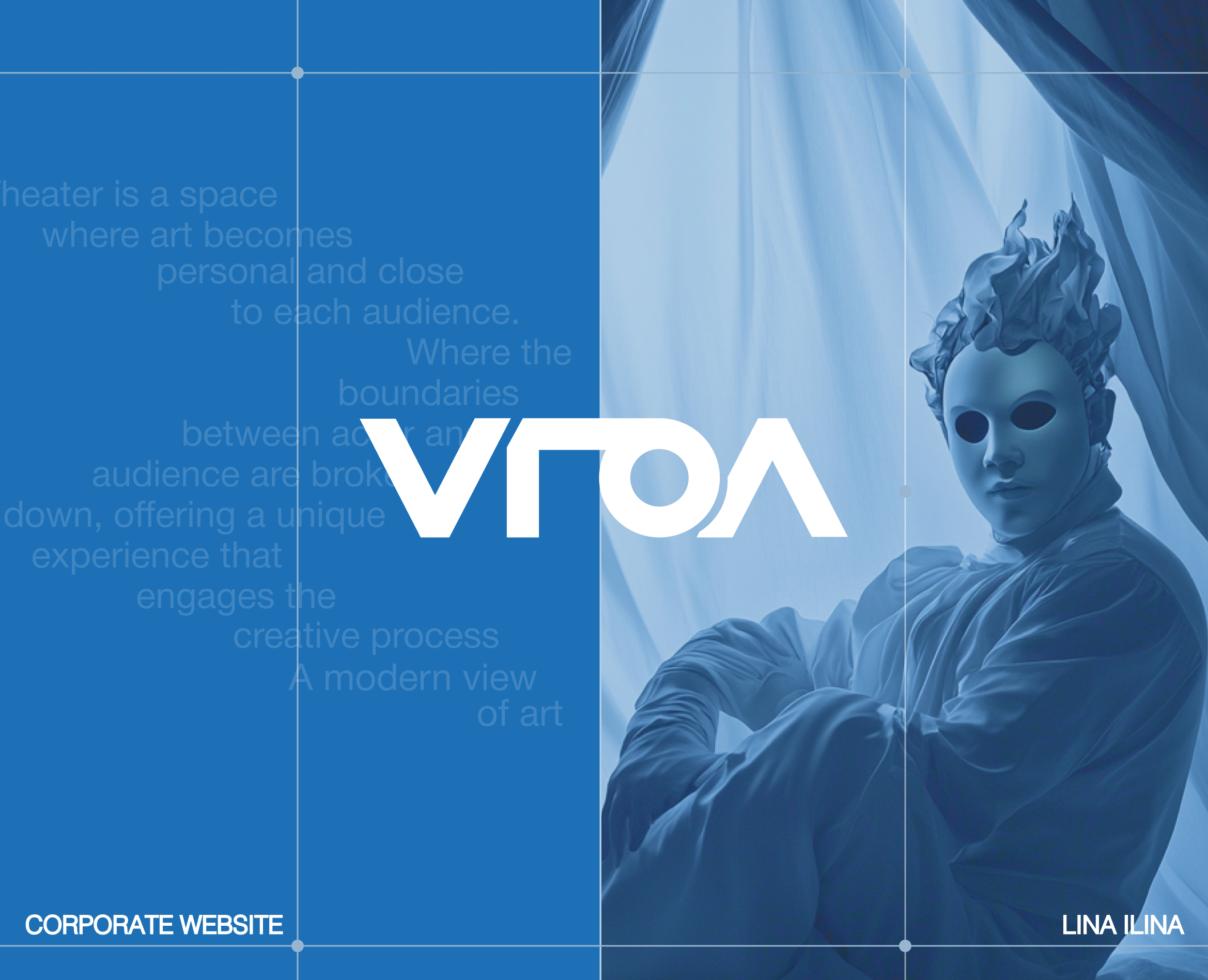 A website for contemporary theater — Интерфейсы на Dprofile