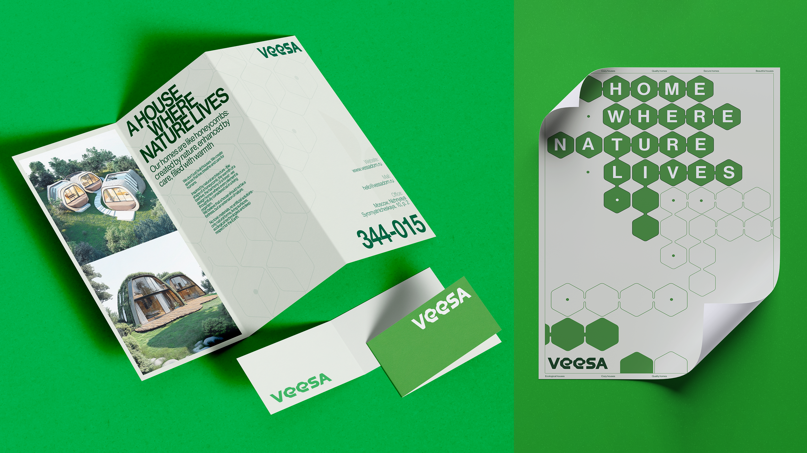 Айдентика для бренда VEESA — Изображение №22 — Брендинг на Dprofile