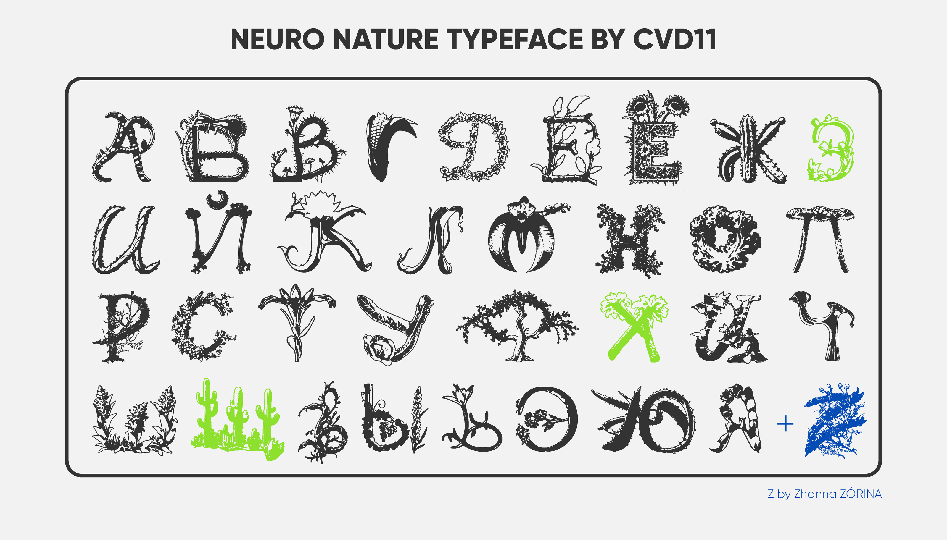 NEURO + TYPEFACE + POSTER — Изображение №7 — Графика на Dprofile