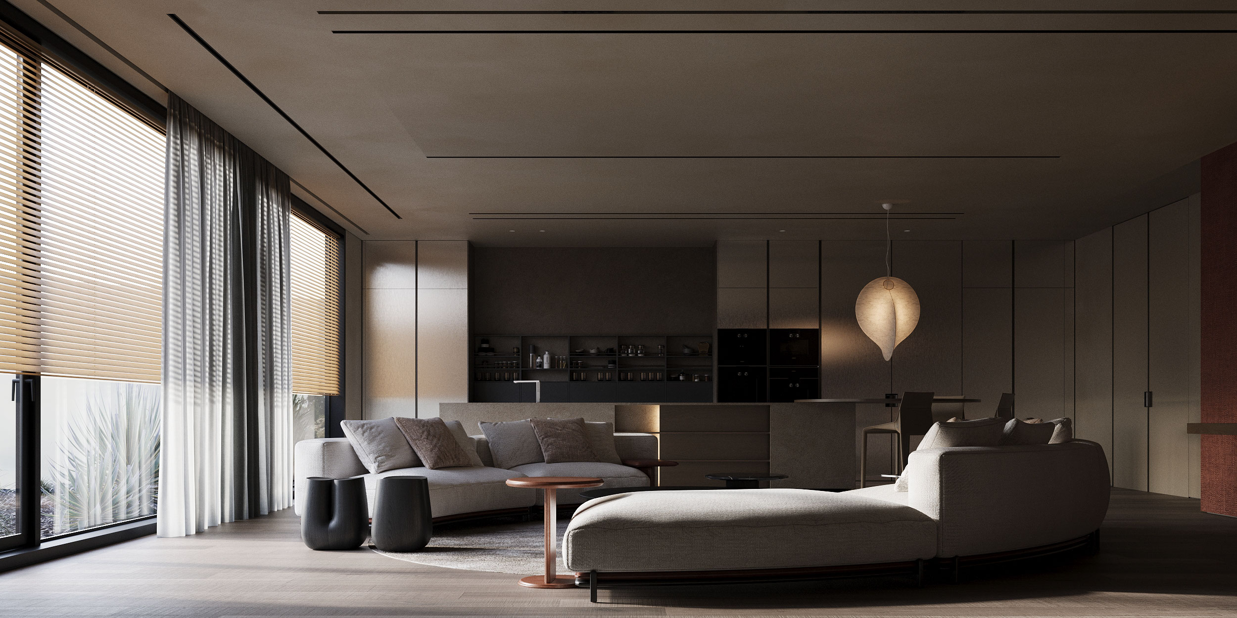 Living room l Poliform — Изображение №1 — Иллюстрация, 3D на Dprofile