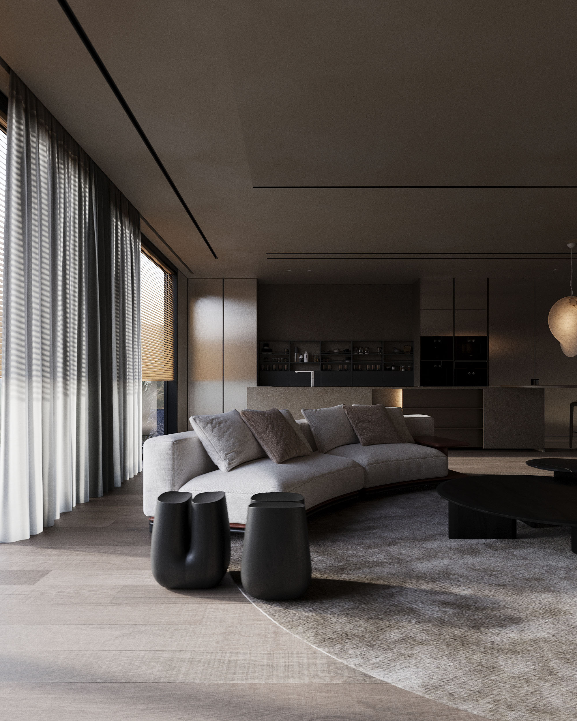 Living room l Poliform — Изображение №5 — Иллюстрация, 3D на Dprofile