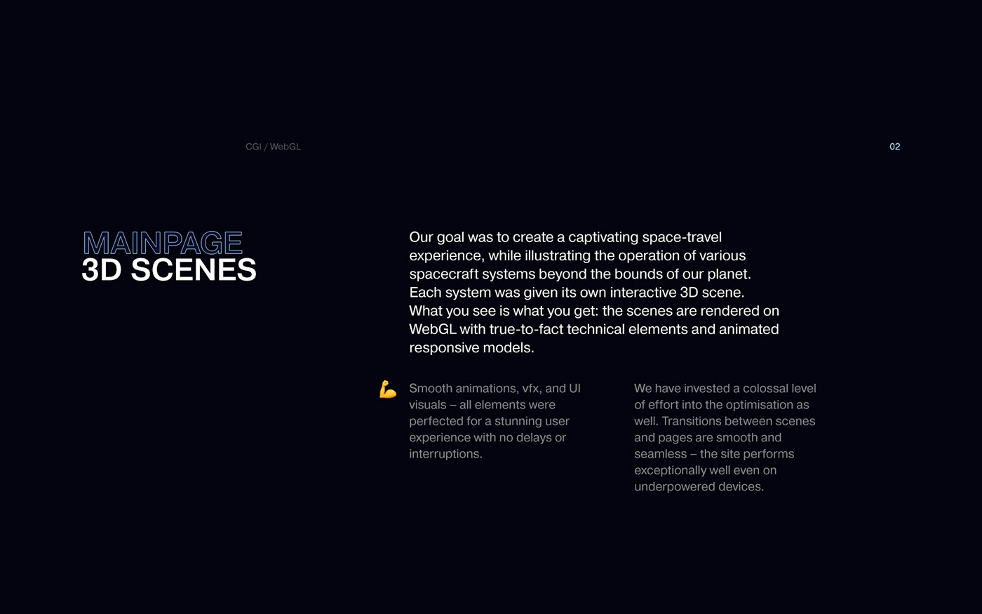 Roscosmos.RIPI / web — Изображение №2 — Интерфейсы, 3D на Dprofile