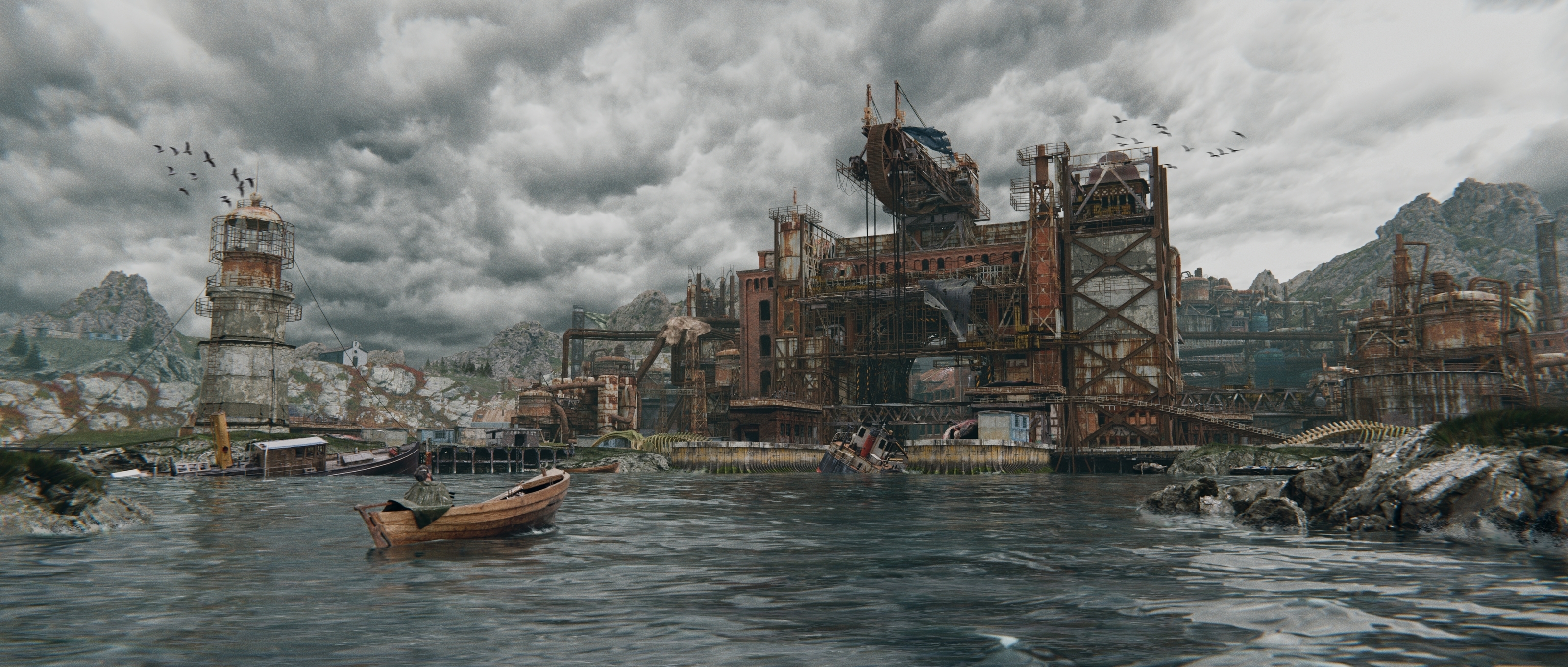 An Abandoned Whaling Station — Изображение №1 — Иллюстрация, 3D на Dprofile