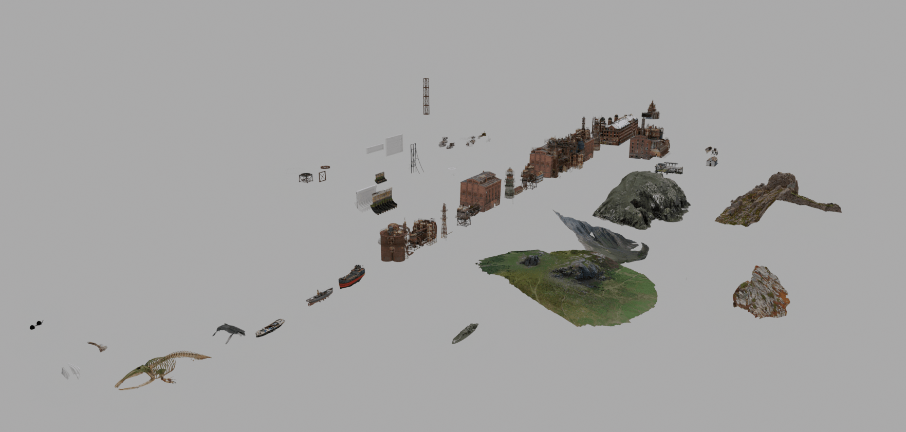 An Abandoned Whaling Station — Изображение №3 — Иллюстрация, 3D на Dprofile