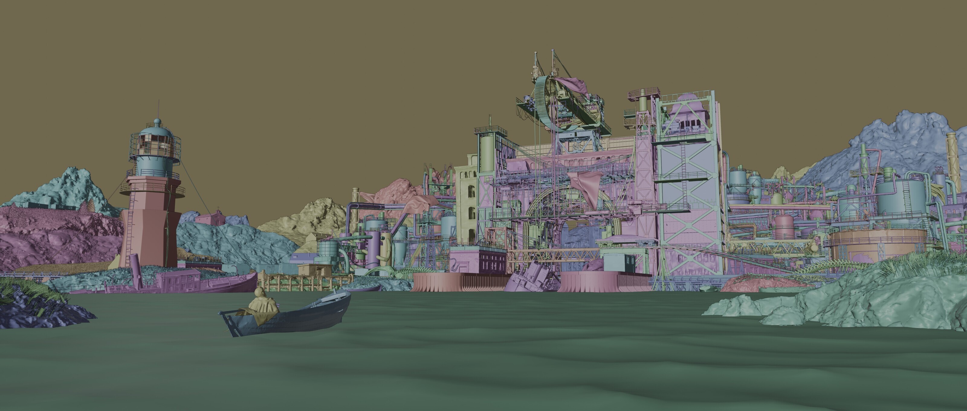 An Abandoned Whaling Station — Изображение №2 — Иллюстрация, 3D на Dprofile