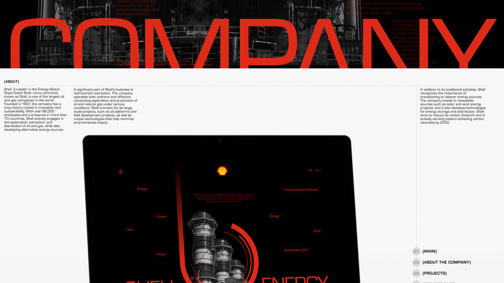 Redesign of Shell's corporate website — Изображение №2 — Интерфейсы на Dprofile