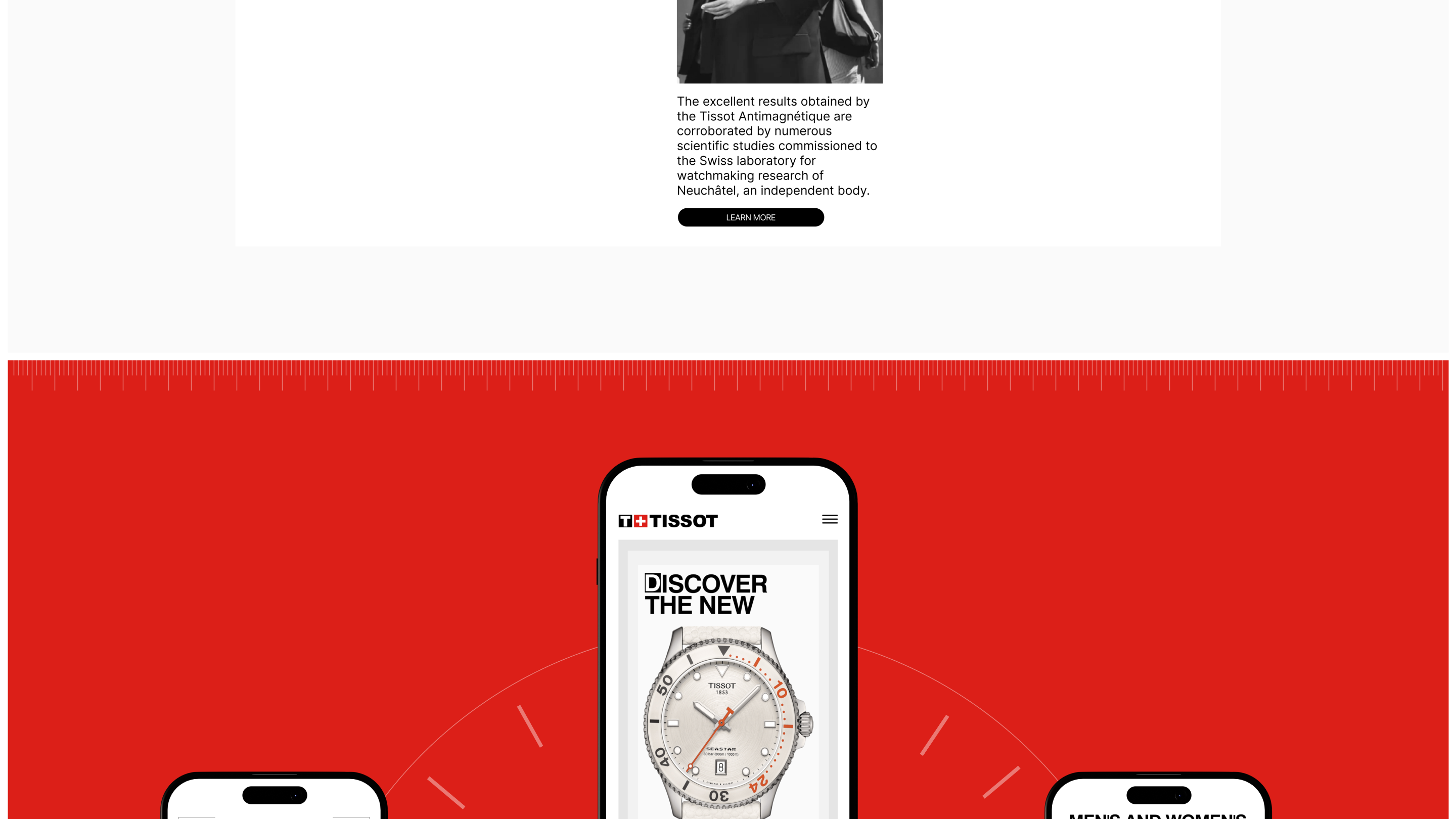 Redesign of the Swiss watch website "Tissot" — Изображение №7 — Интерфейсы на Dprofile