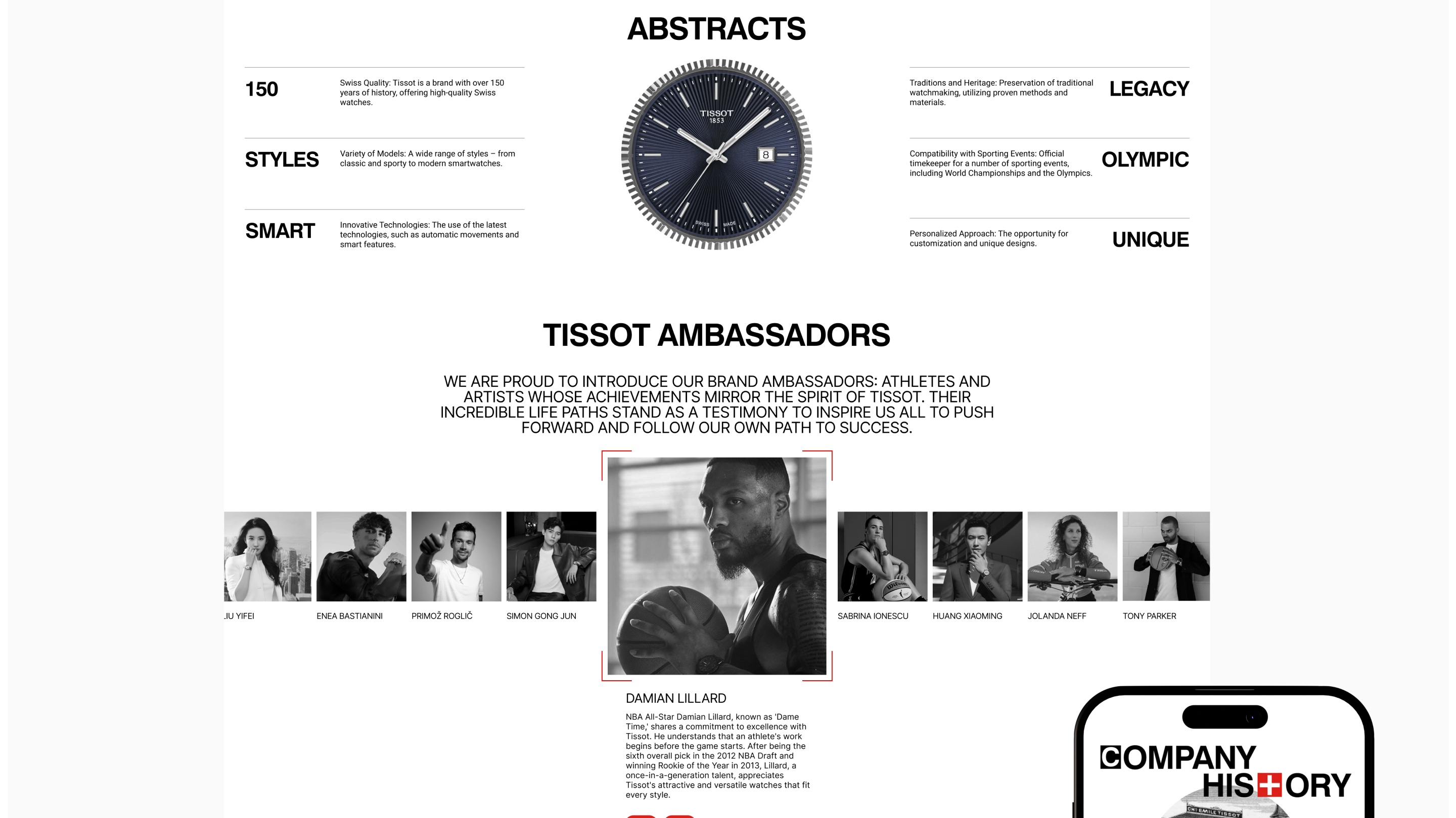 Redesign of the Swiss watch website "Tissot" — Изображение №21 — Интерфейсы на Dprofile