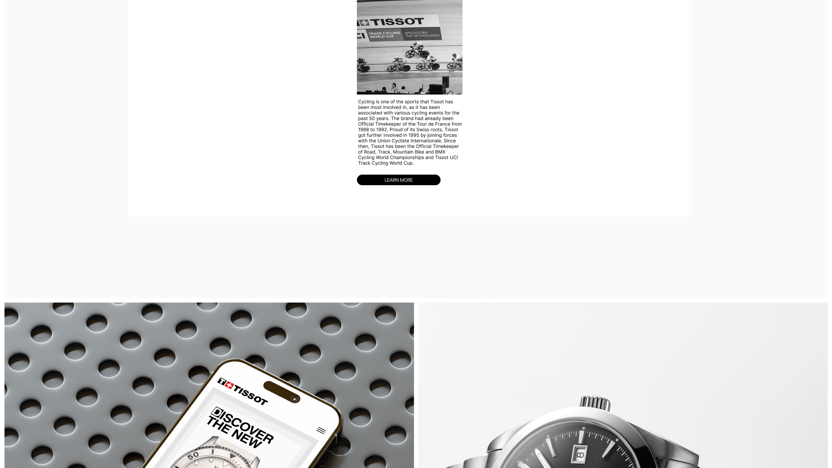 Redesign of the Swiss watch website "Tissot" — Изображение №23 — Интерфейсы на Dprofile
