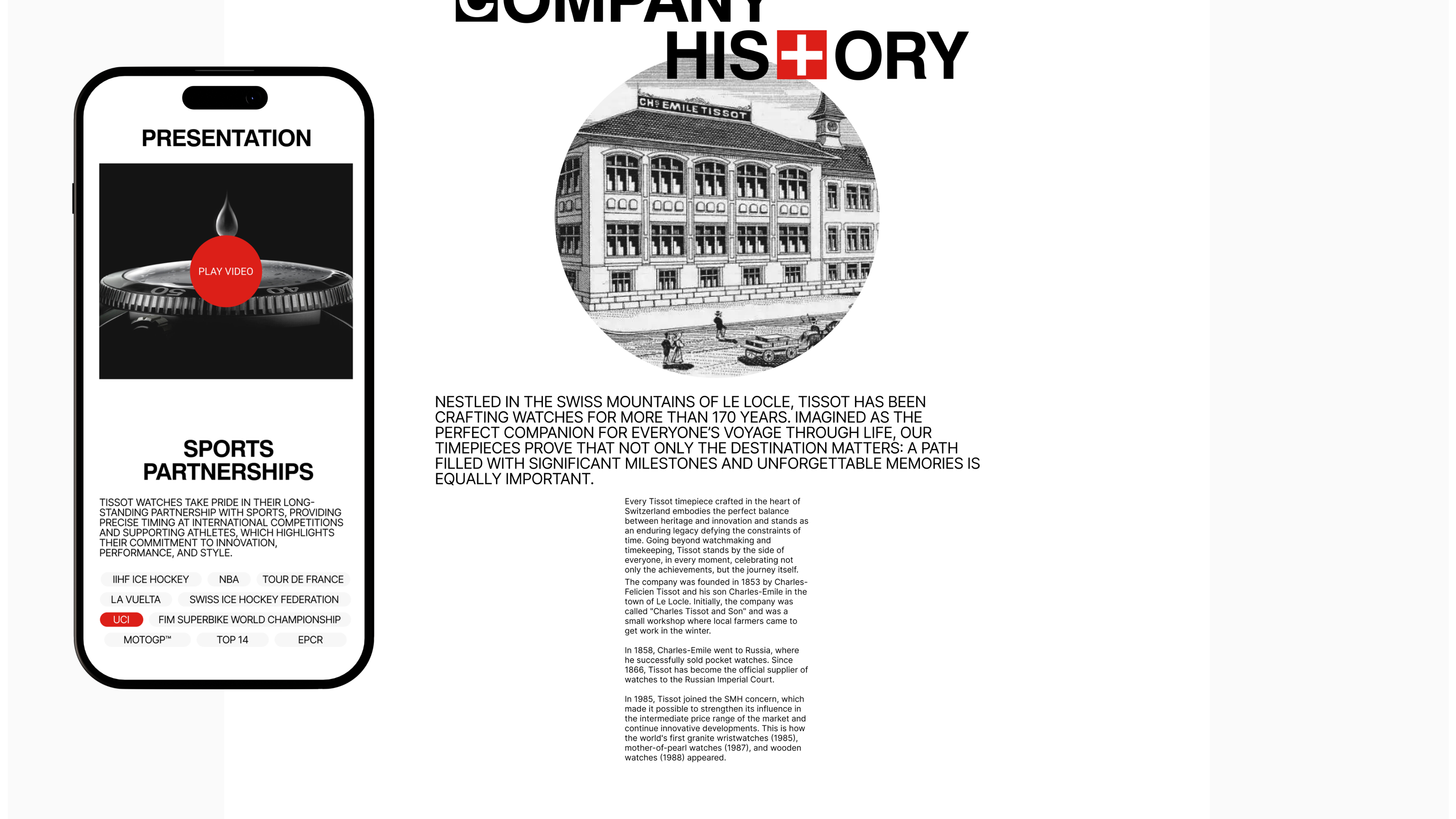 Redesign of the Swiss watch website "Tissot" — Изображение №20 — Интерфейсы на Dprofile