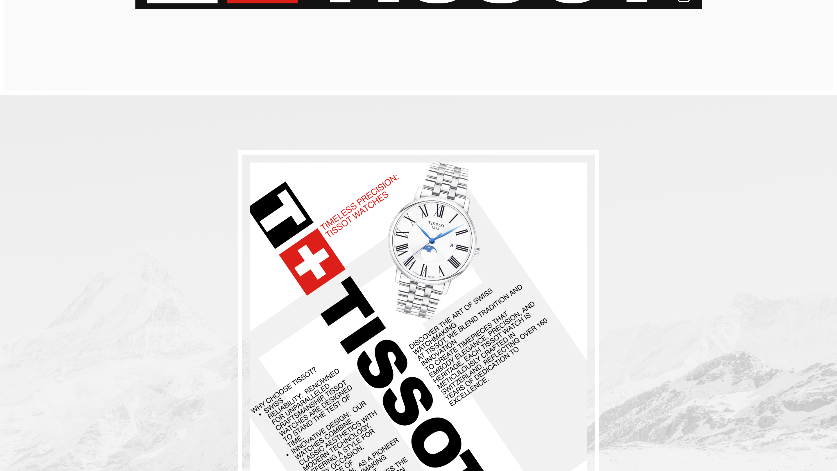 Redesign of the Swiss watch website "Tissot" — Изображение №12 — Интерфейсы на Dprofile