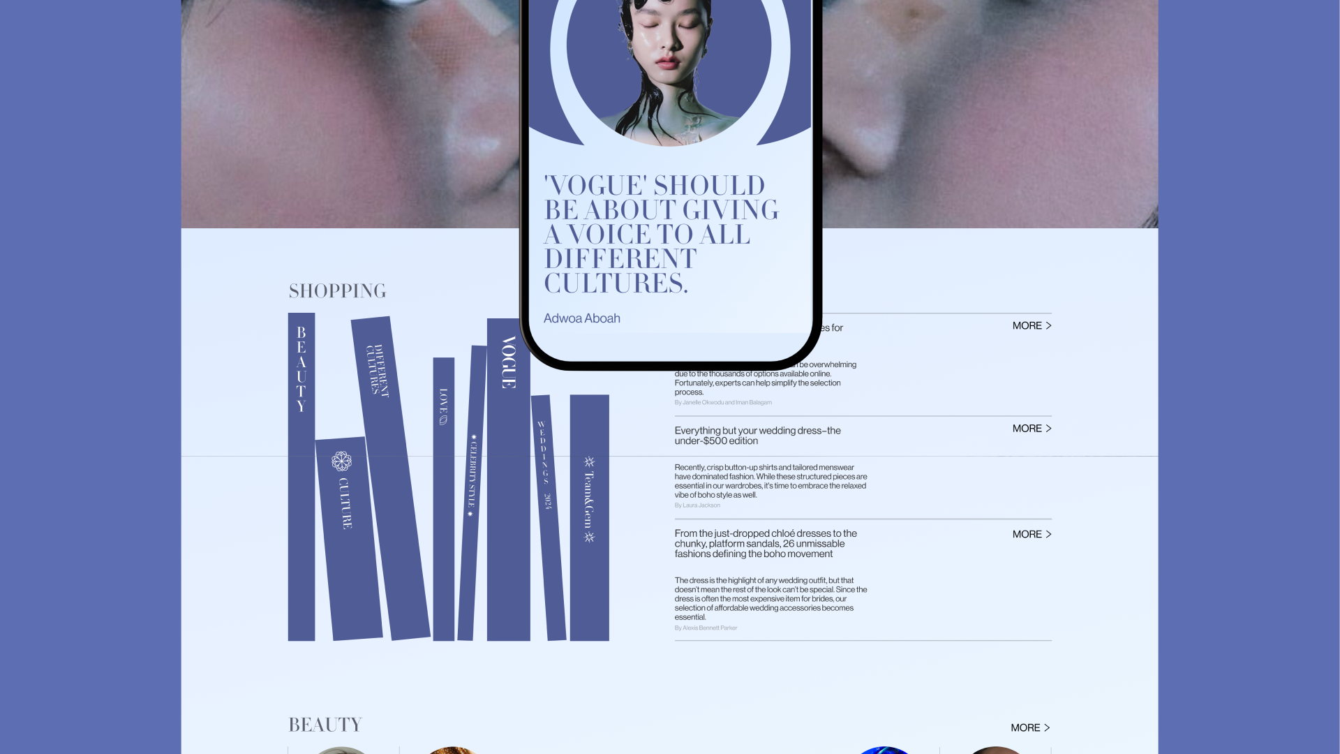 Redesign of the VOGUE news website — Изображение №9 — Интерфейсы на Dprofile