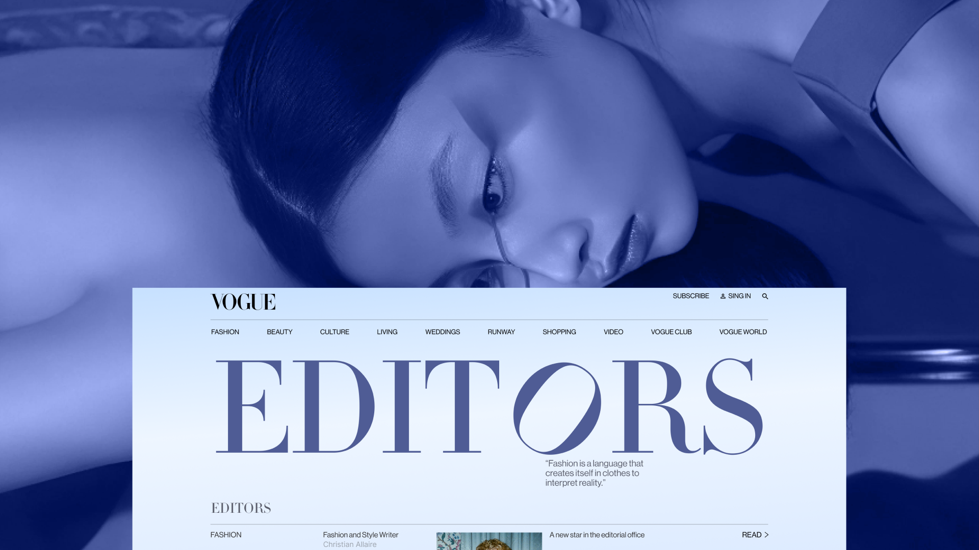 Redesign of the VOGUE news website — Изображение №33 — Интерфейсы на Dprofile