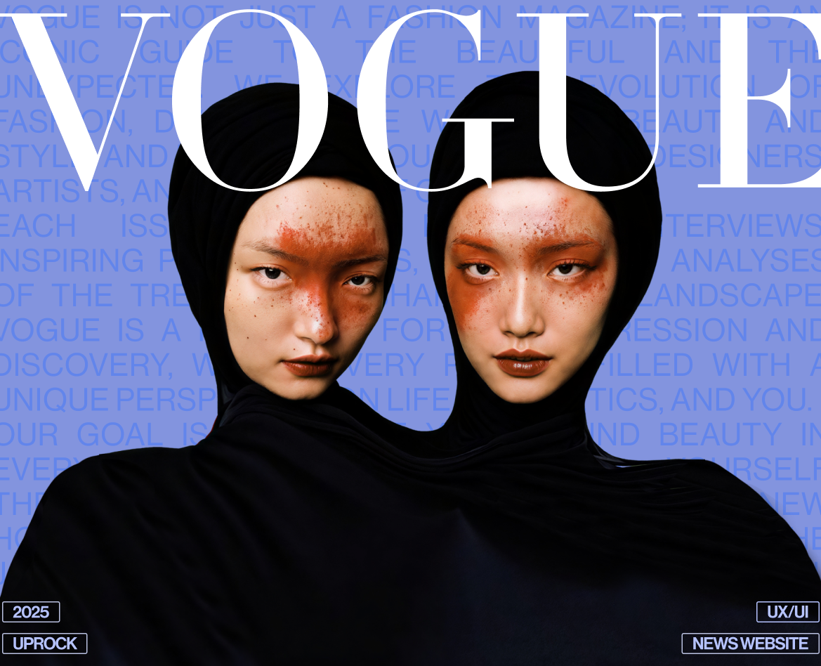 Redesign of the VOGUE news website — Интерфейсы на Dprofile