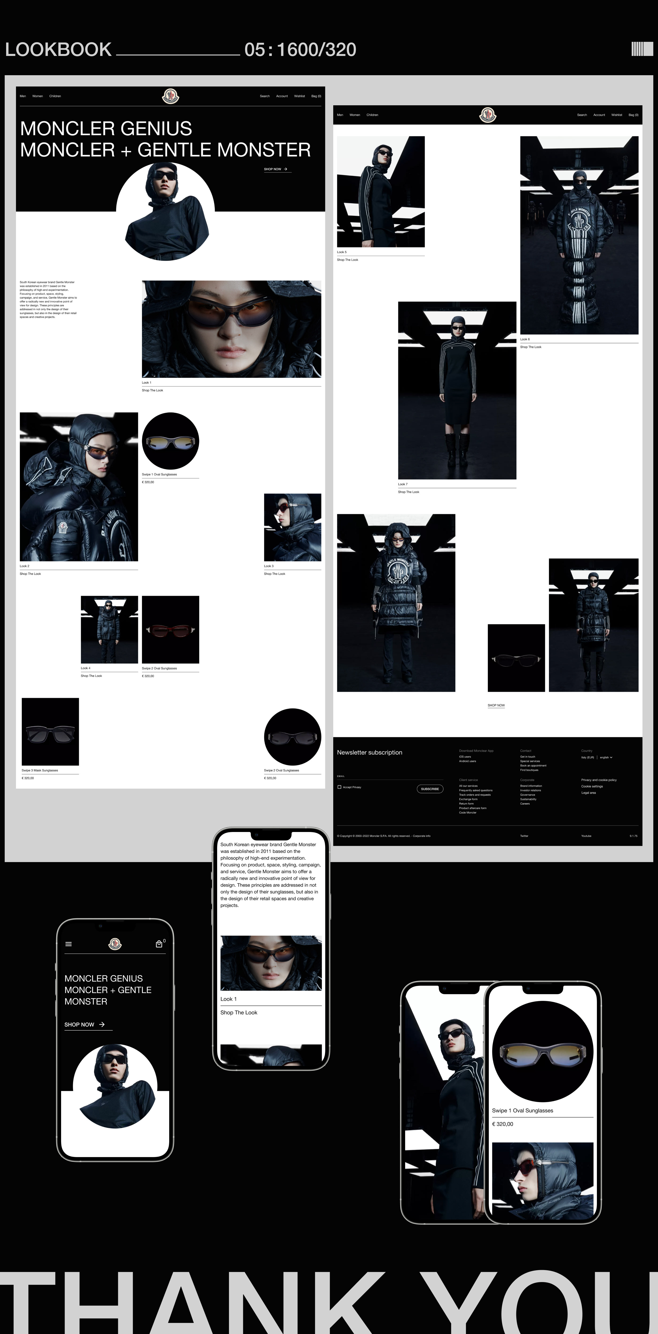 MONCLER — E-commerce redesign — Изображение №10 — Интерфейсы, Графика на Dprofile