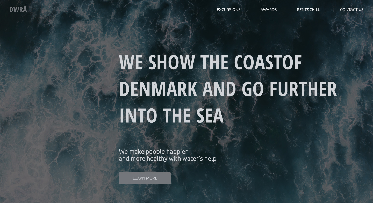 Landing page - yacht-club DWRA Tilda — Изображение №1 — Интерфейсы, Анимация на Dprofile