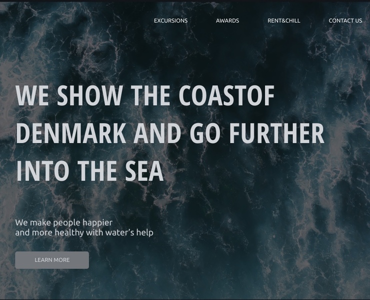 Landing page - yacht-club DWRA Tilda — Интерфейсы, Анимация на Dprofile