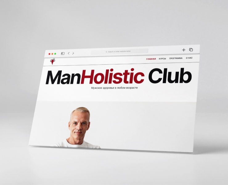 landing page - ManHolistic Club (+ Instagram) — Интерфейсы на Dprofile