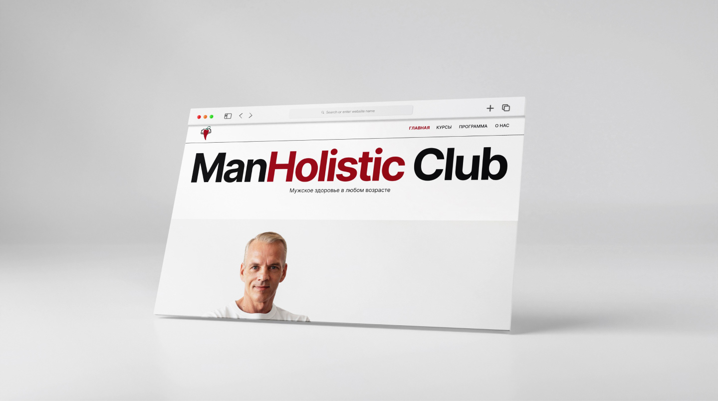 landing page - ManHolistic Club (+ Instagram) — Изображение №1 — Интерфейсы на Dprofile