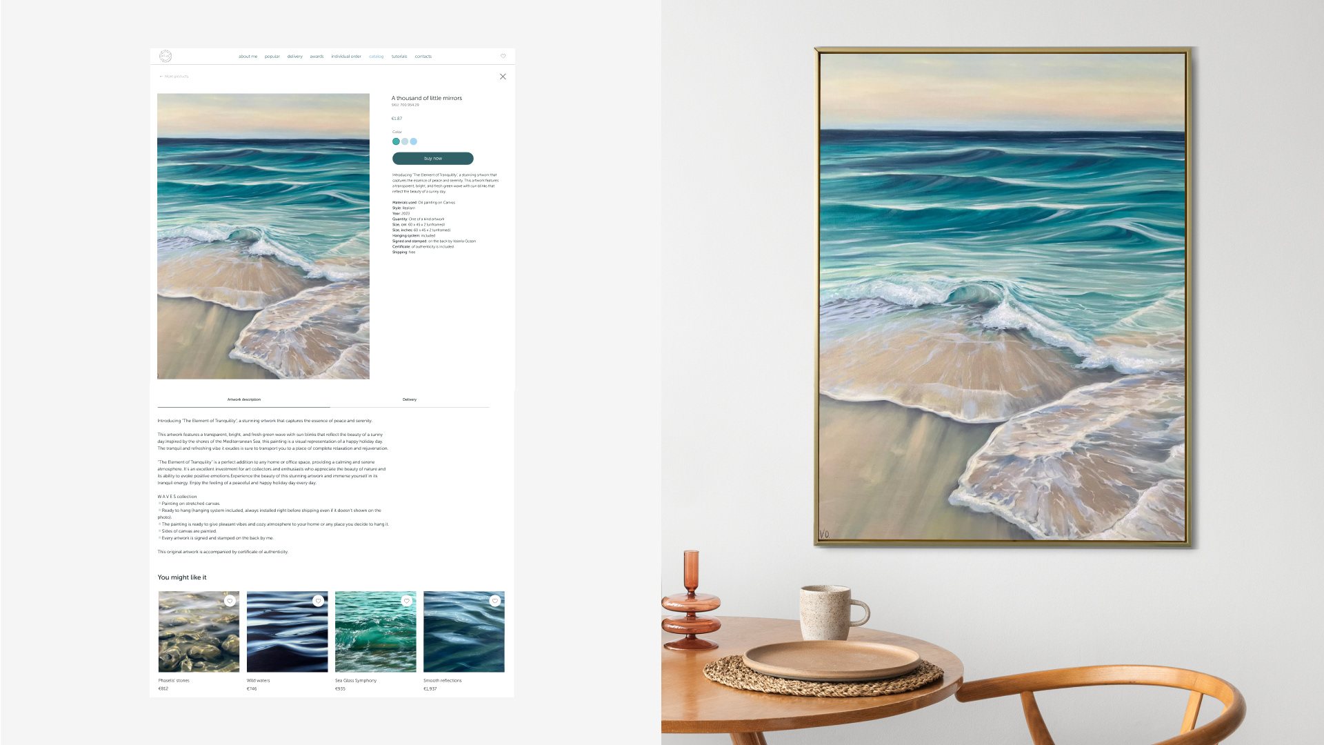 Online store by Valeria Ocean _ Tilda — Изображение №2 — Интерфейсы, Анимация на Dprofile