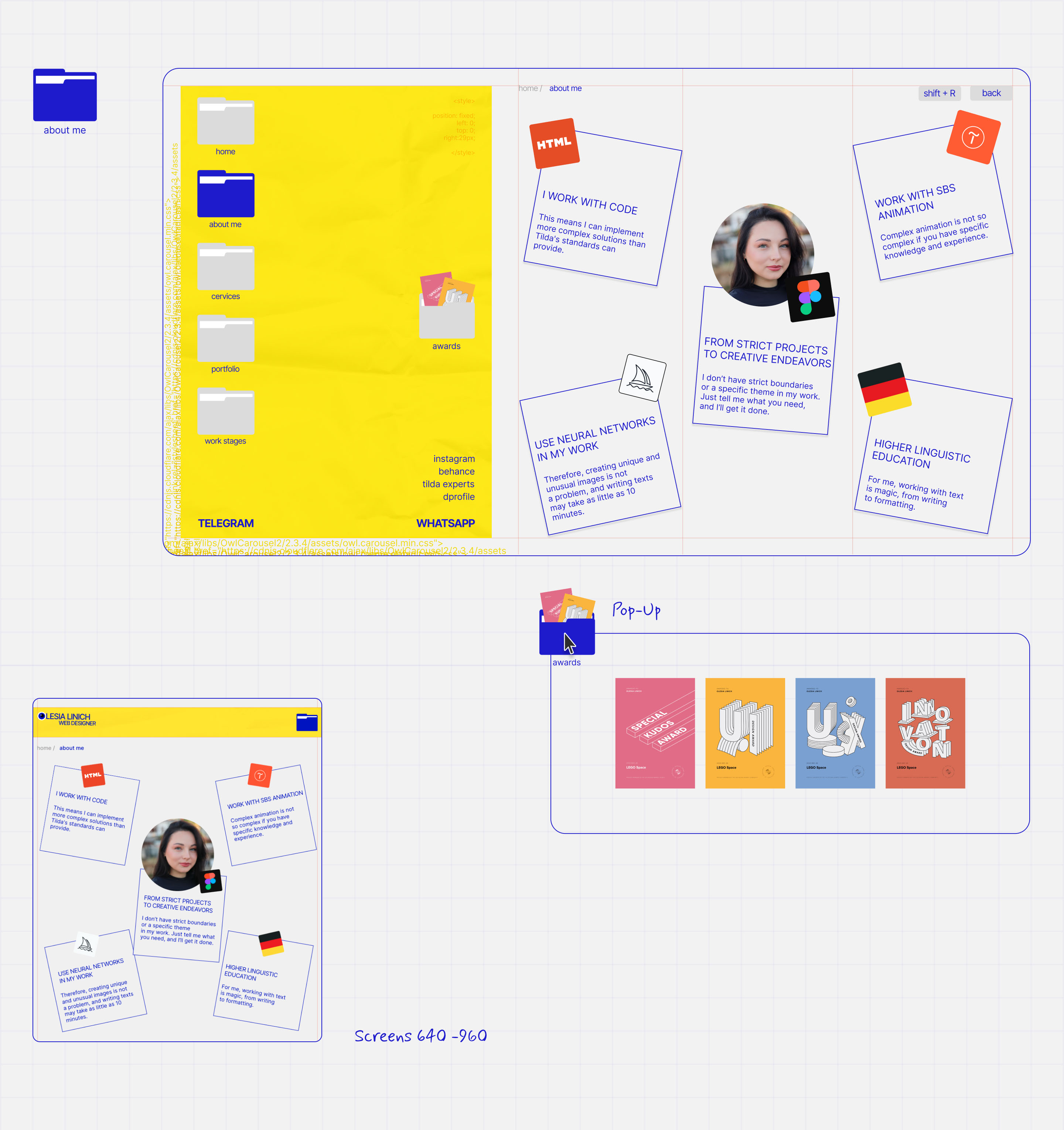 Portfolio by Olesia Linich — Изображение №4 — Интерфейсы, Анимация на Dprofile