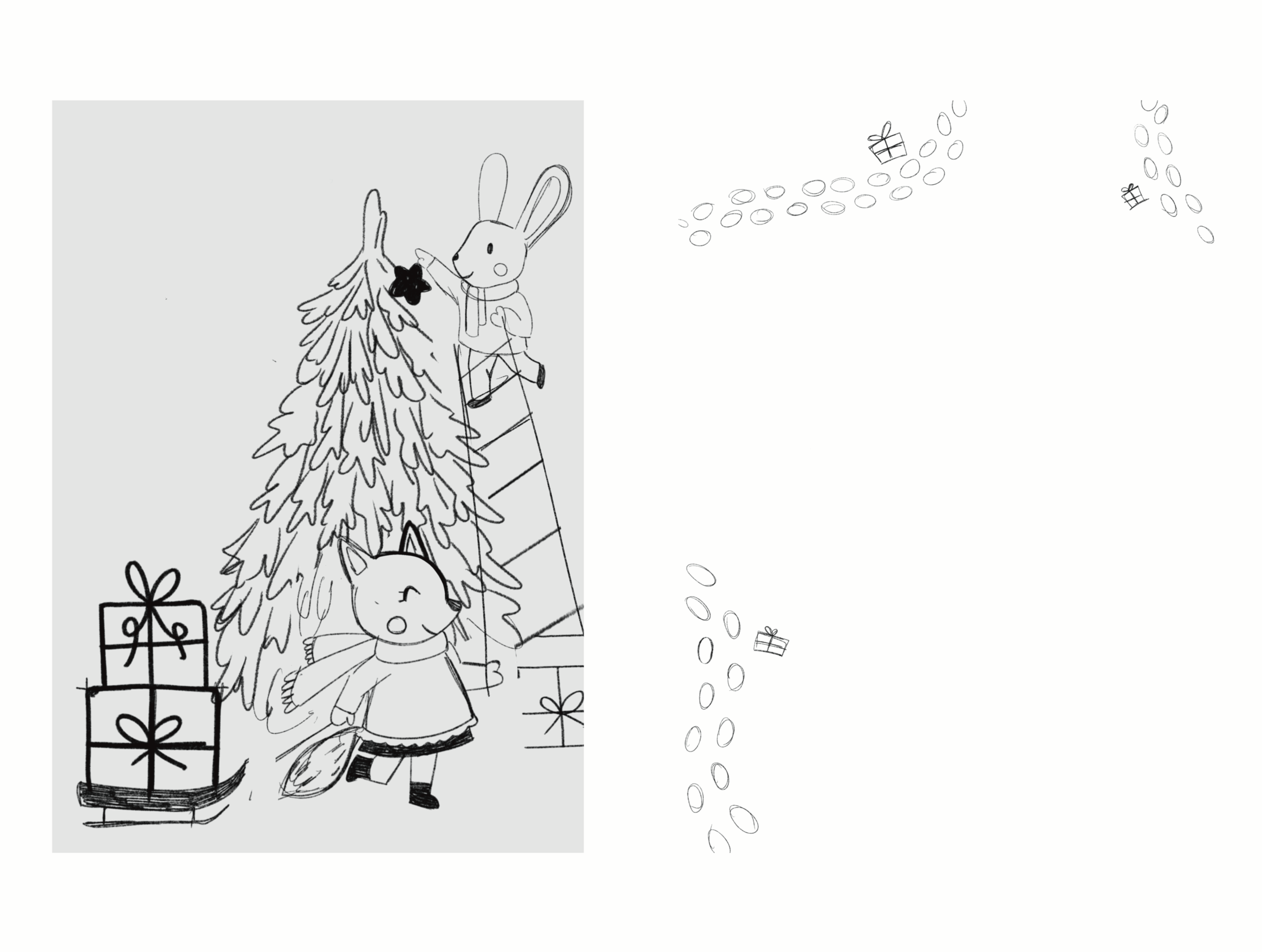 Новогодняя открытка / Christmas postcard — Изображение №4 — Иллюстрация, Графика на Dprofile