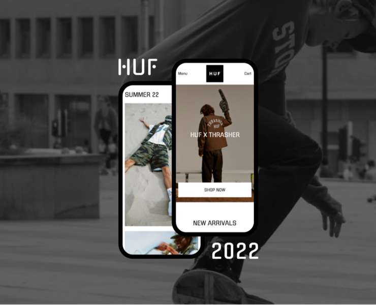 Redesign Concept: HUF Store — Интерфейсы, Брендинг на Dprofile