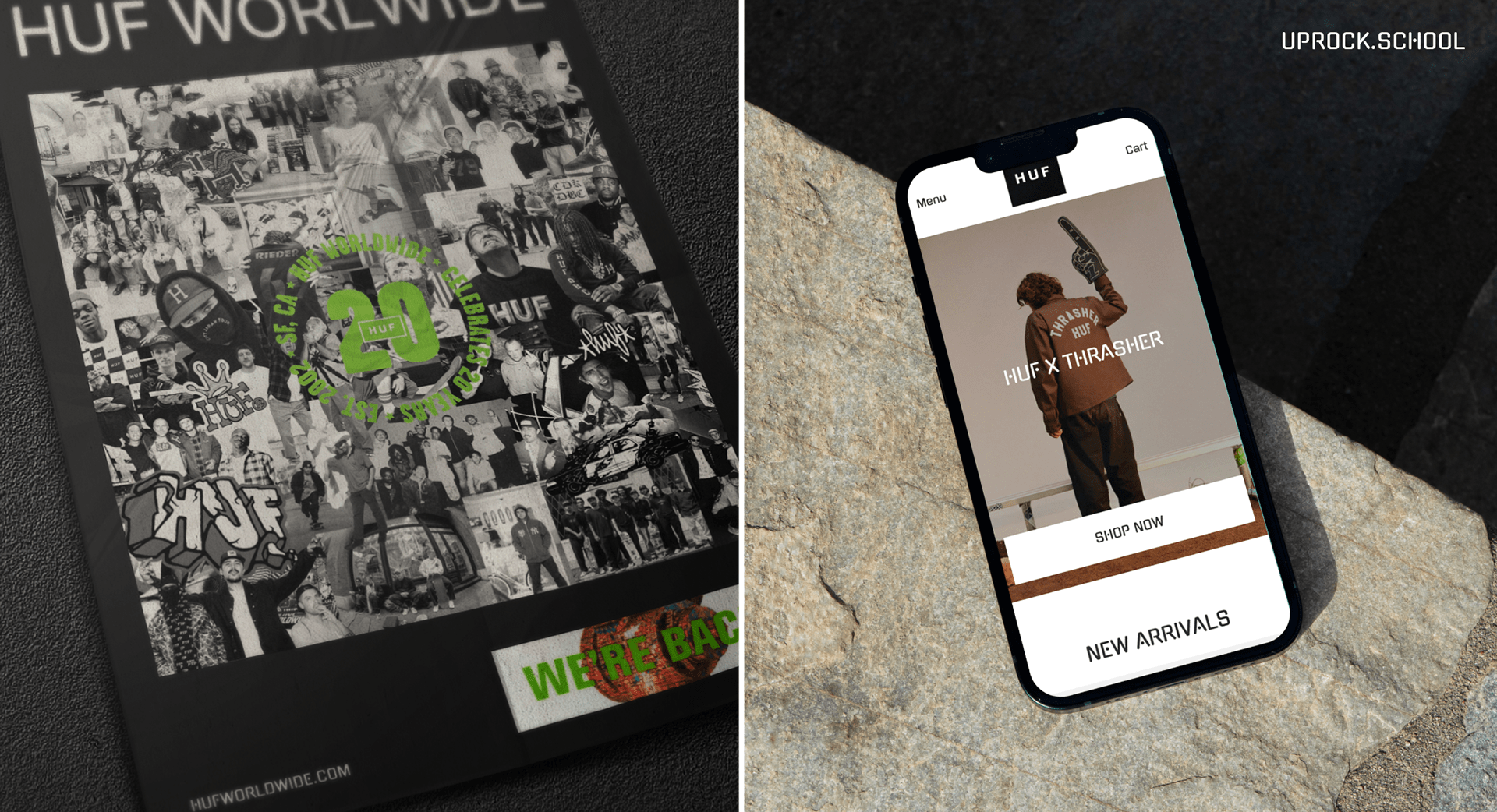 Redesign Concept: HUF Store — Изображение №1 — Интерфейсы, Брендинг на Dprofile