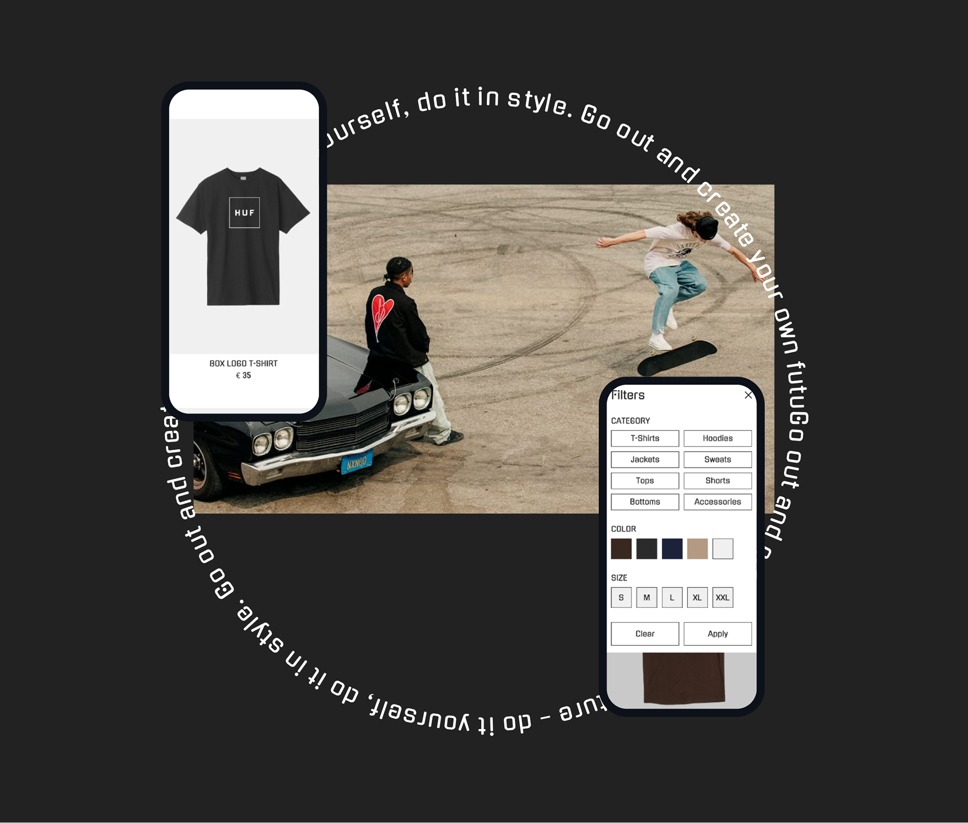 Redesign Concept: HUF Store — Изображение №6 — Интерфейсы, Брендинг на Dprofile