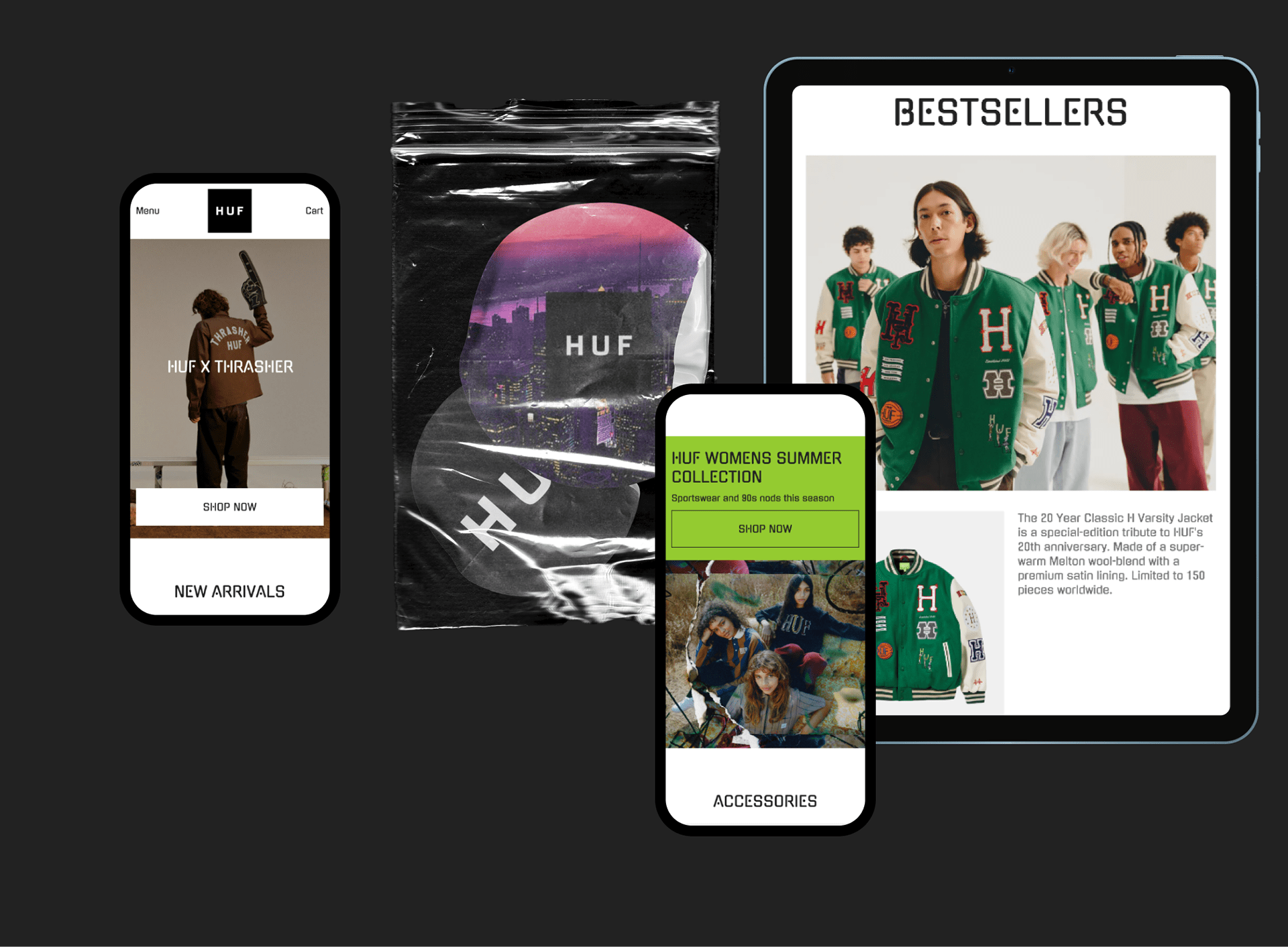 Redesign Concept: HUF Store — Изображение №3 — Интерфейсы, Брендинг на Dprofile