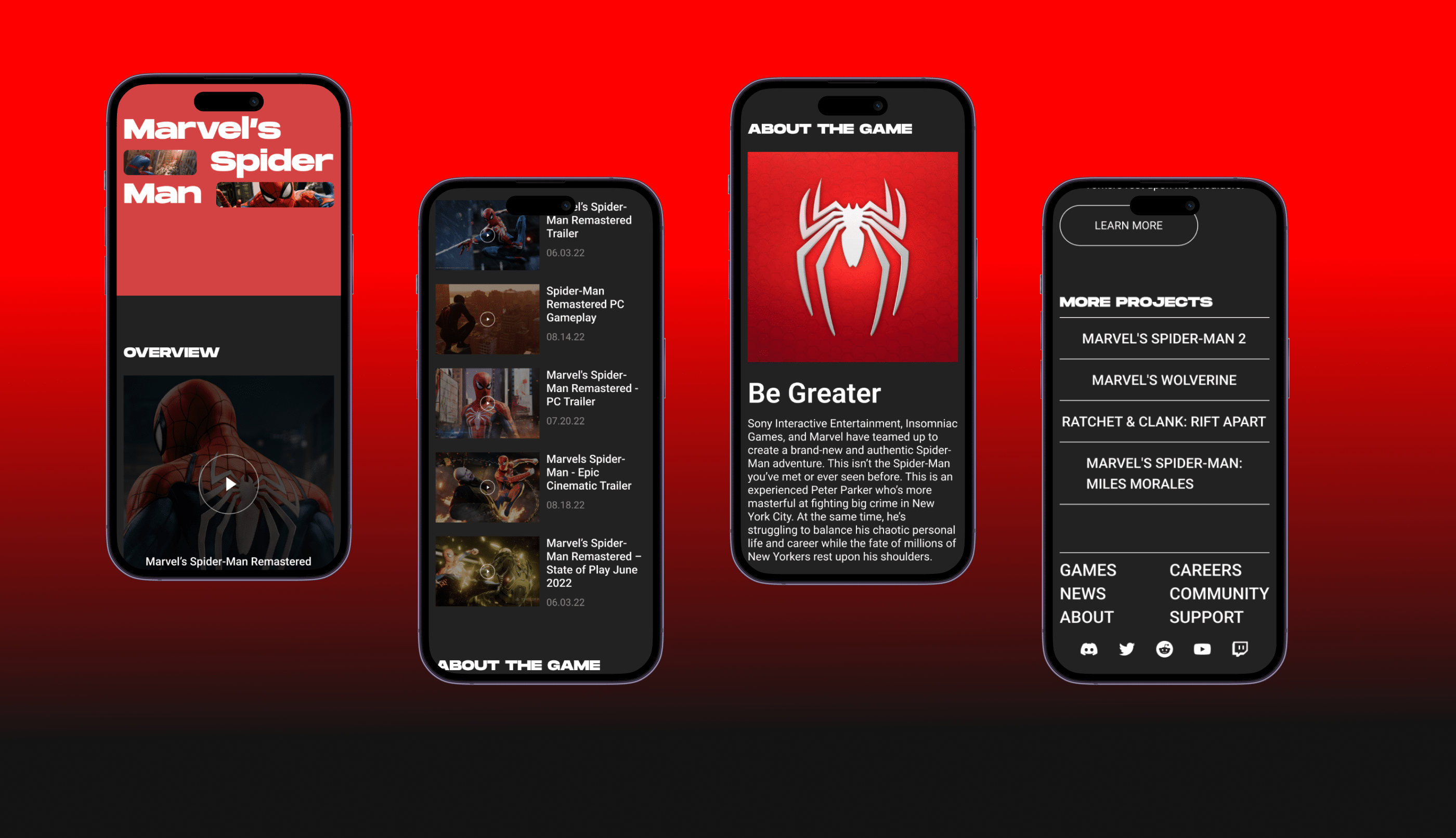 Redesign Concept: Insomniac Games Corporate website — Изображение №9 — Интерфейсы, Брендинг на Dprofile