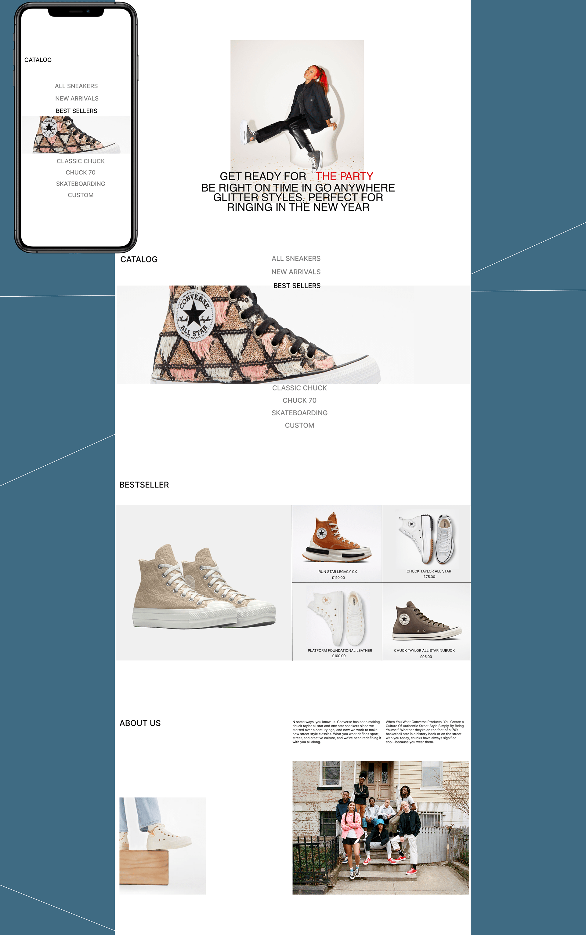 Редизайн CONVERSE — Изображение №2 — Интерфейсы на Dprofile
