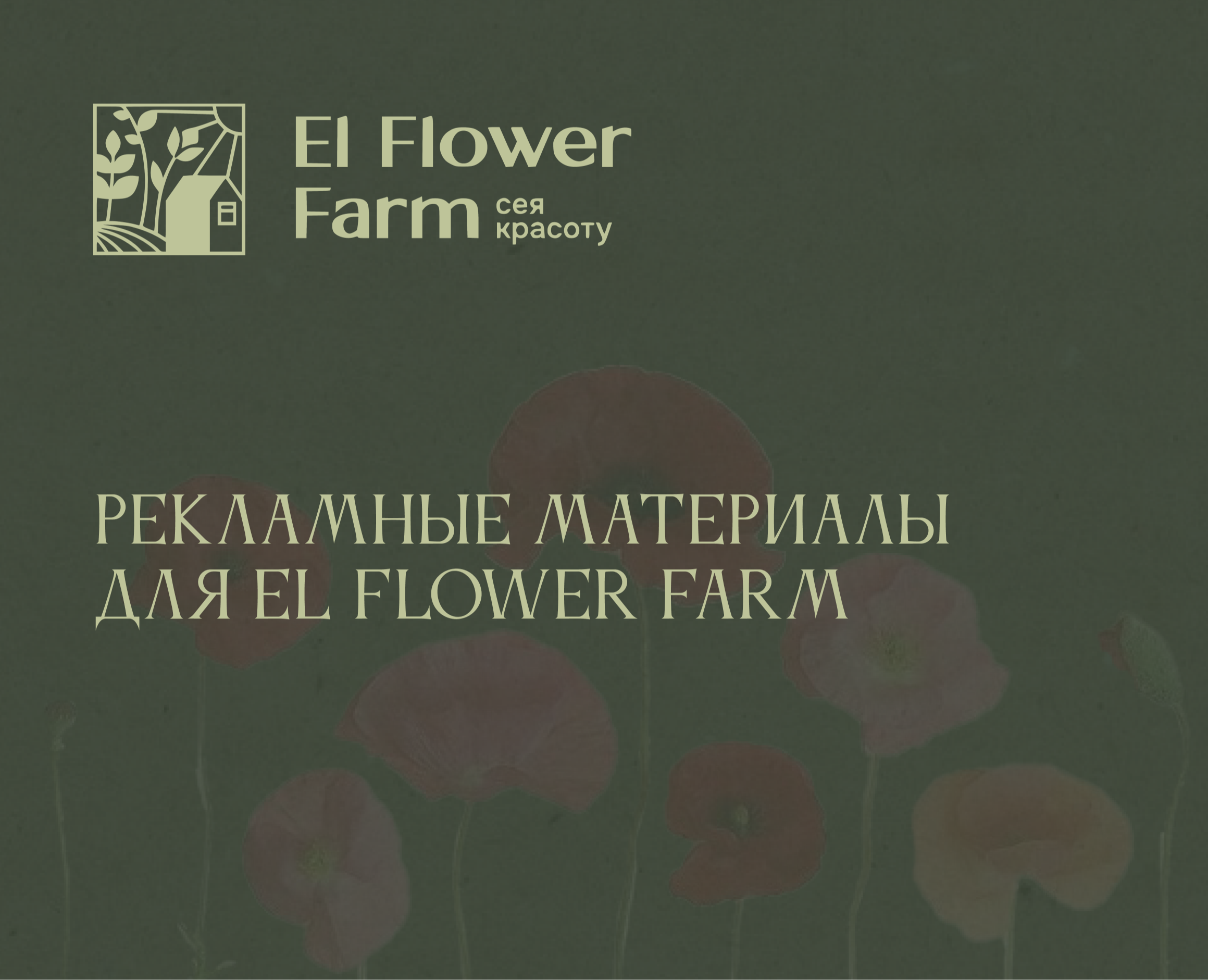 Рекламные материалы для El Flower Farm — Интерфейсы на Dprofile