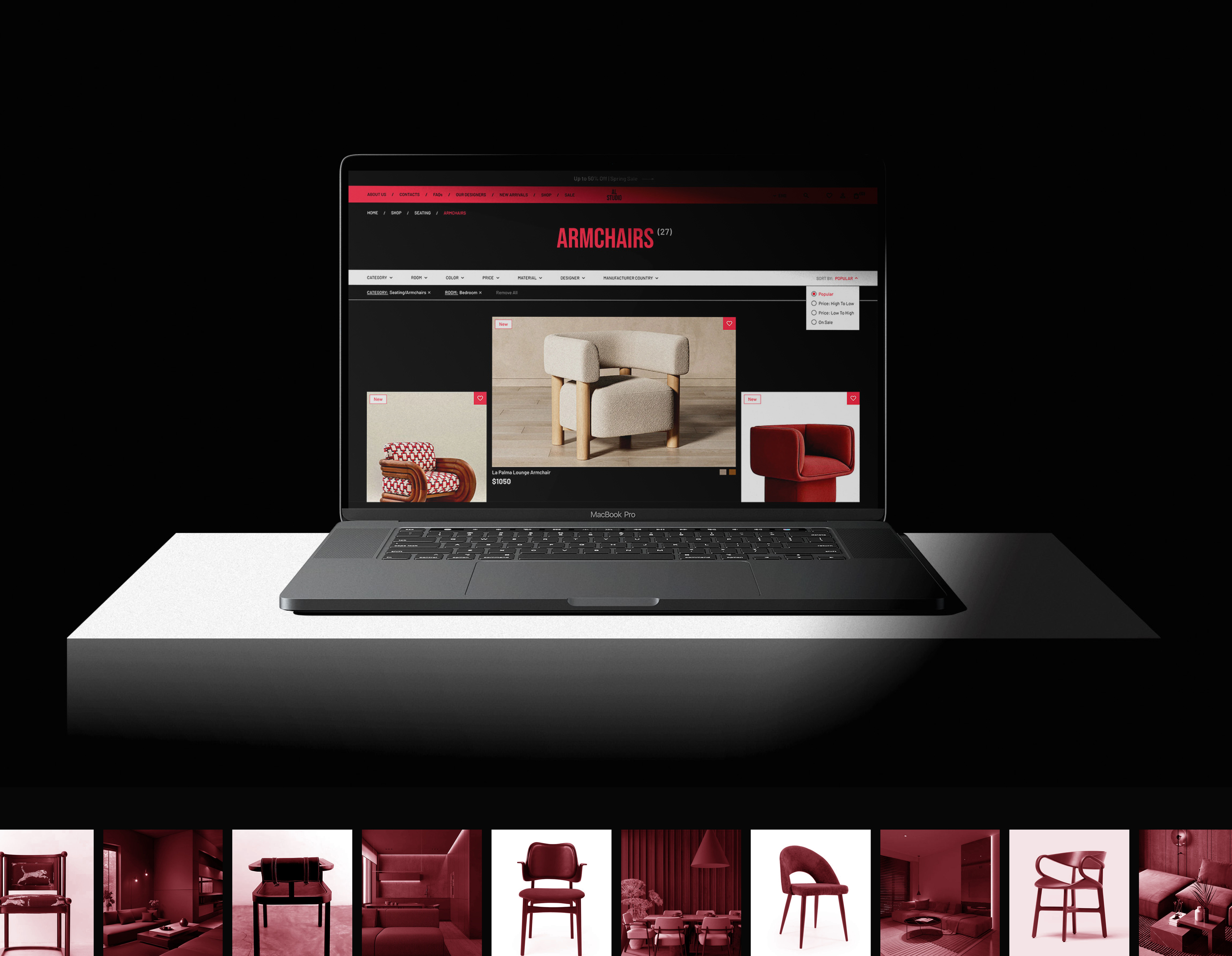 Интернет-магазин|Aesthetic Living Studio — Изображение №18 — Интерфейсы, Анимация на Dprofile
