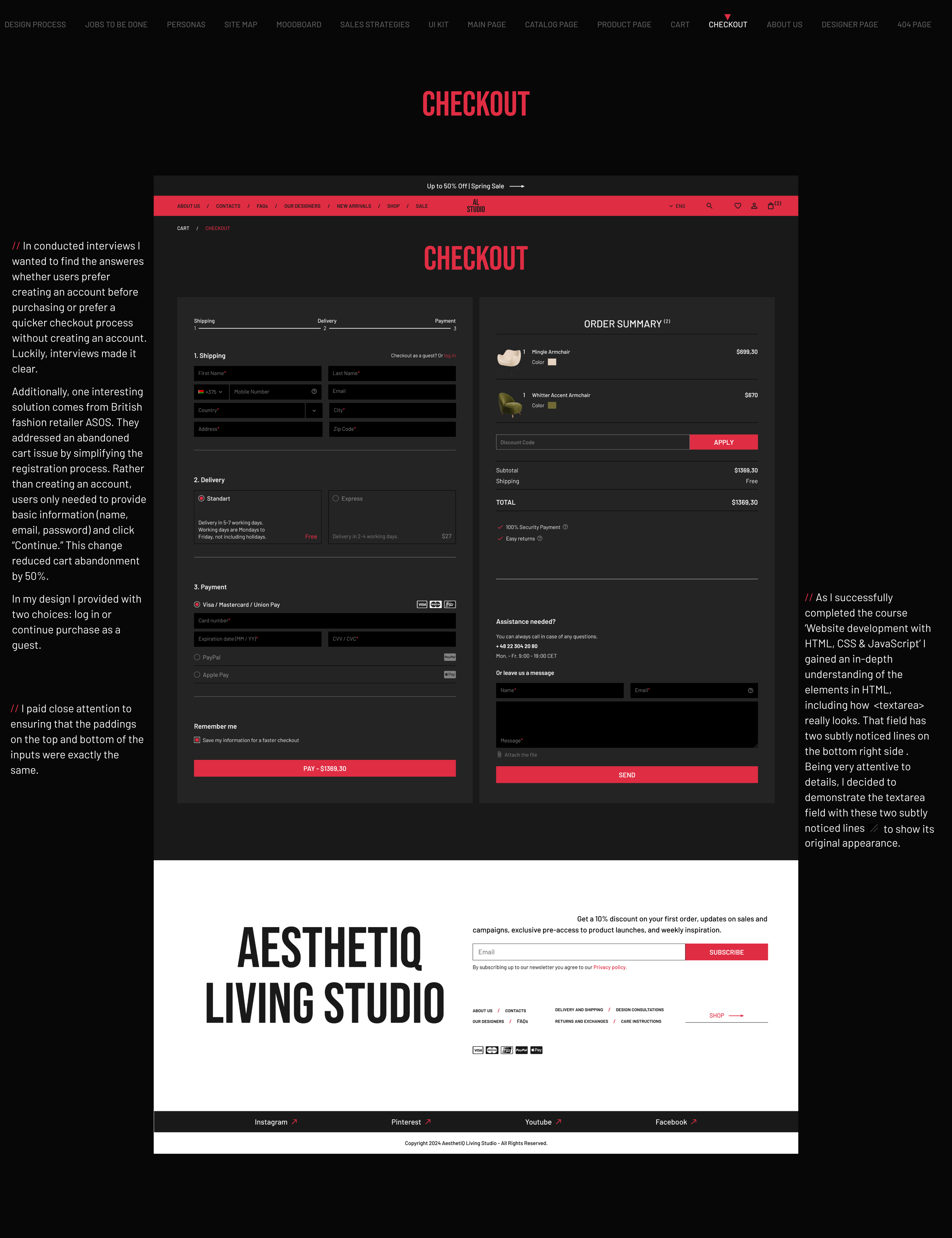 Интернет-магазин|Aesthetic Living Studio — Изображение №24 — Интерфейсы, Анимация на Dprofile