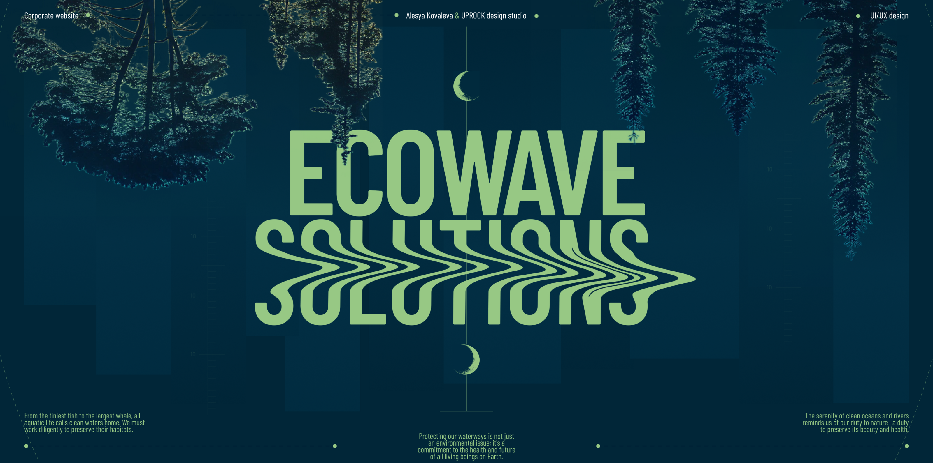 Corporate website | EcoWave Solutions — Изображение №1 — Интерфейсы, Графика на Dprofile